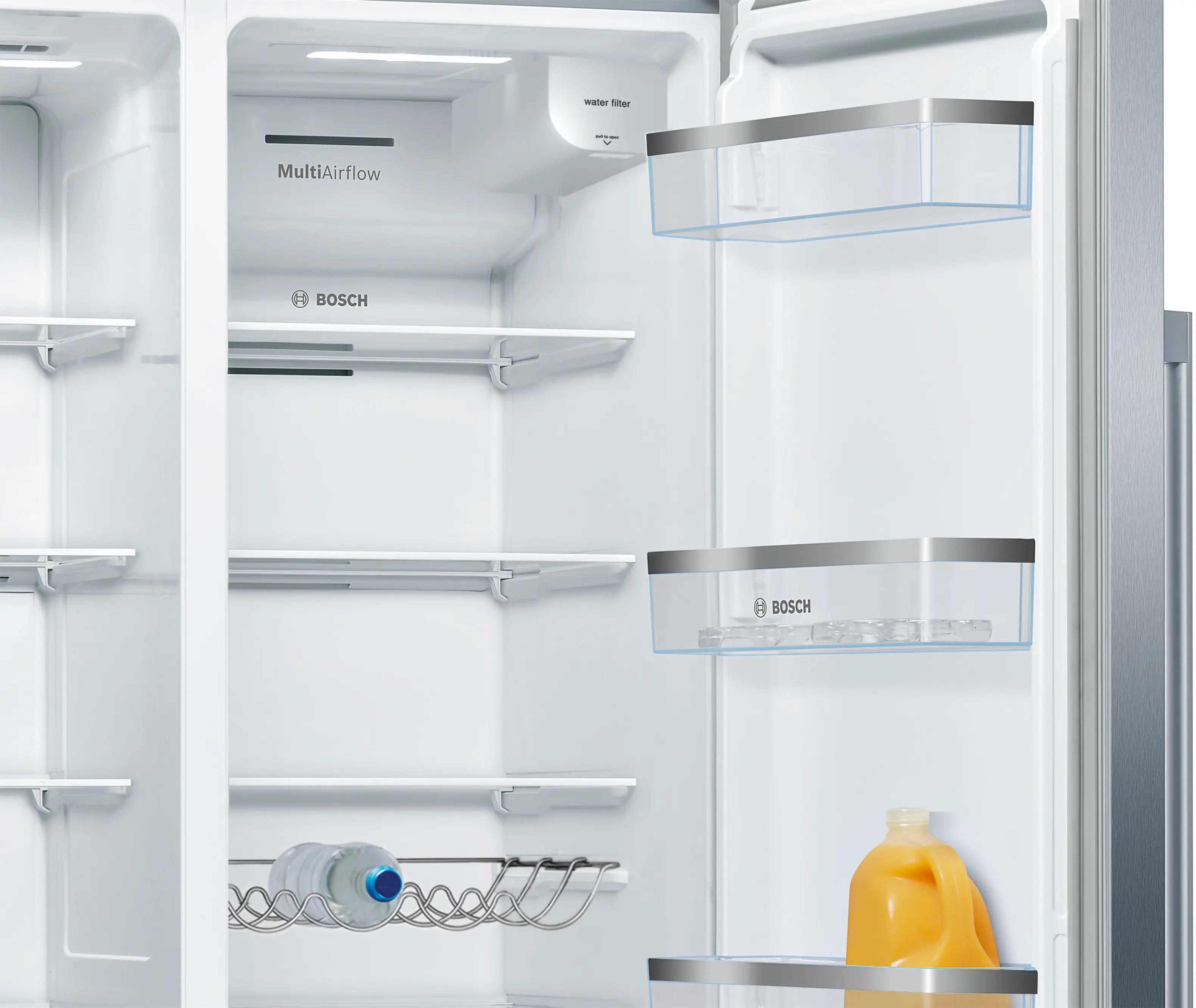 Bosch Series 6 American side by side 178.7 x 90.8 cm Stainless steel - KAD93AIERG