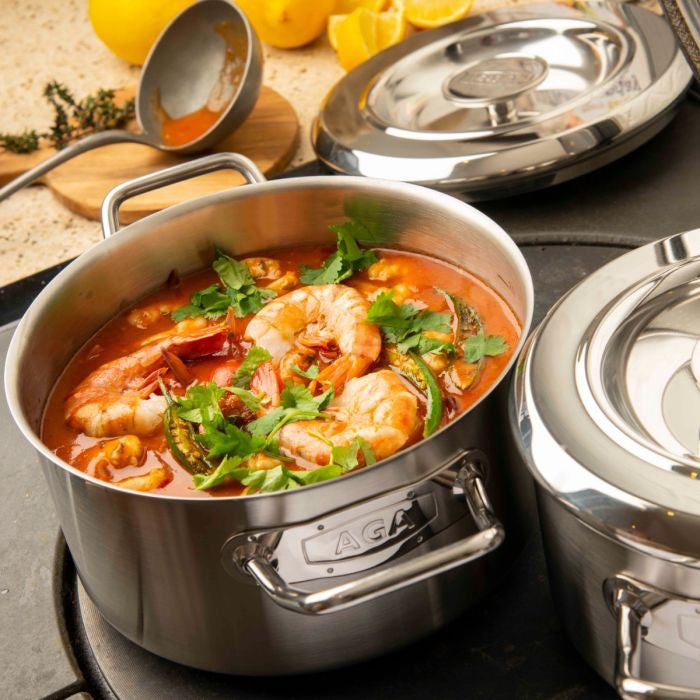 AGA 18cm Stainless Steel Casserole