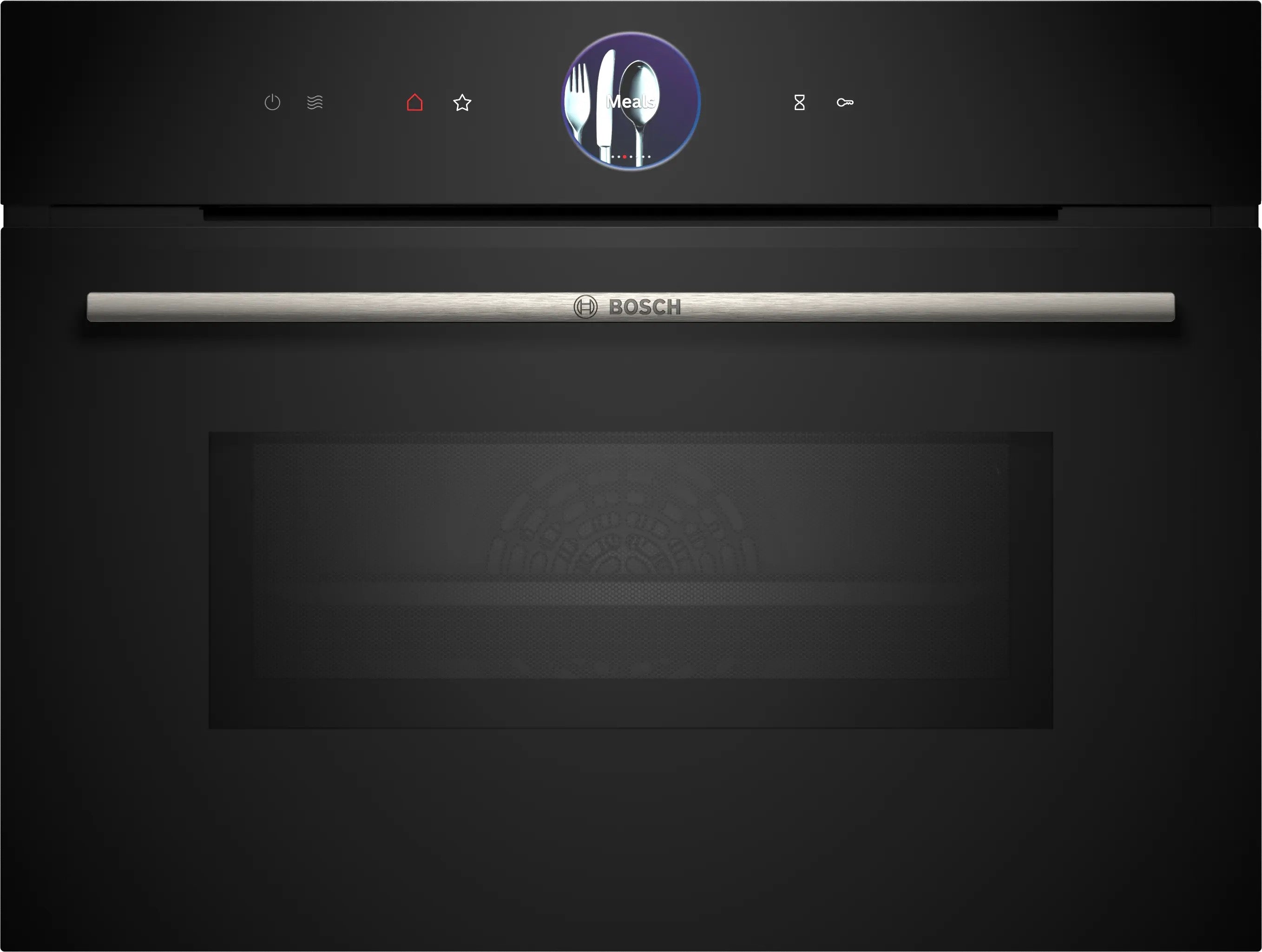 Bosch Series 8 Built-in compact oven with microwave function 60 x 45 cm Black - CMG7361B1B