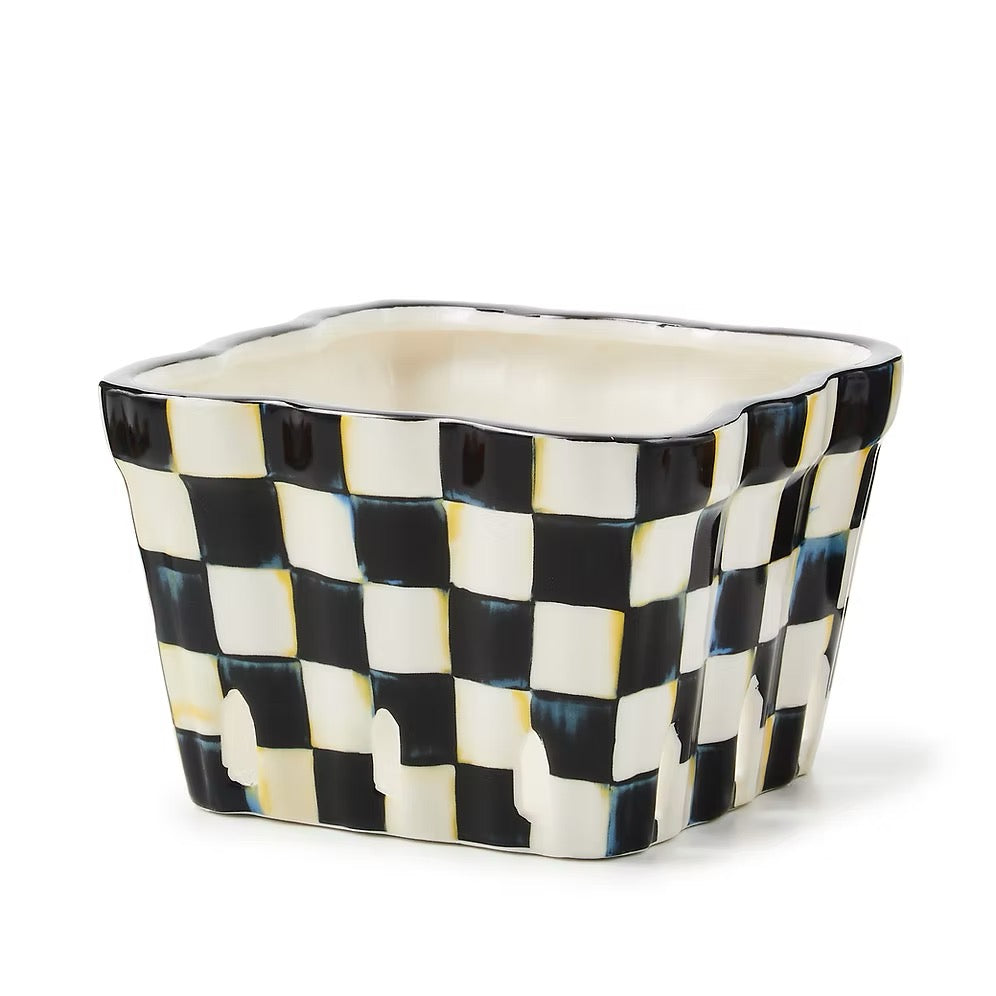 Mackenzie-Childs Courtly Check Farmhouse Berry Basket