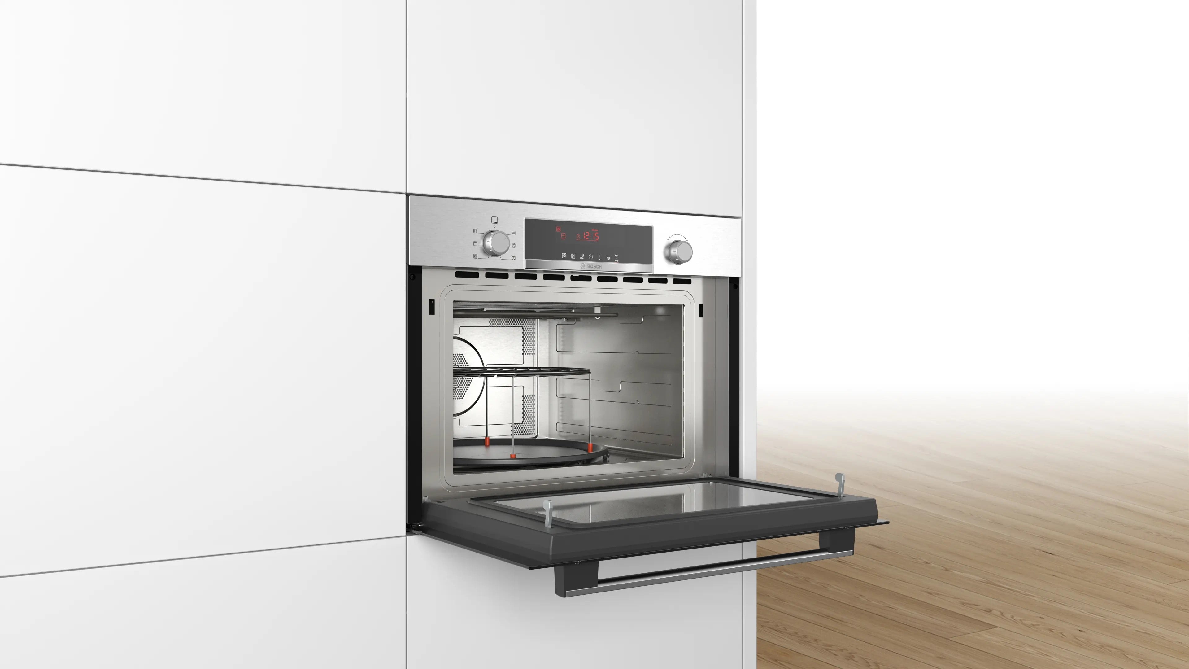 Bosch Series 4 Built-in microwave oven with hot air 60 x 45 cm Stainless steel - CMA583MS0B