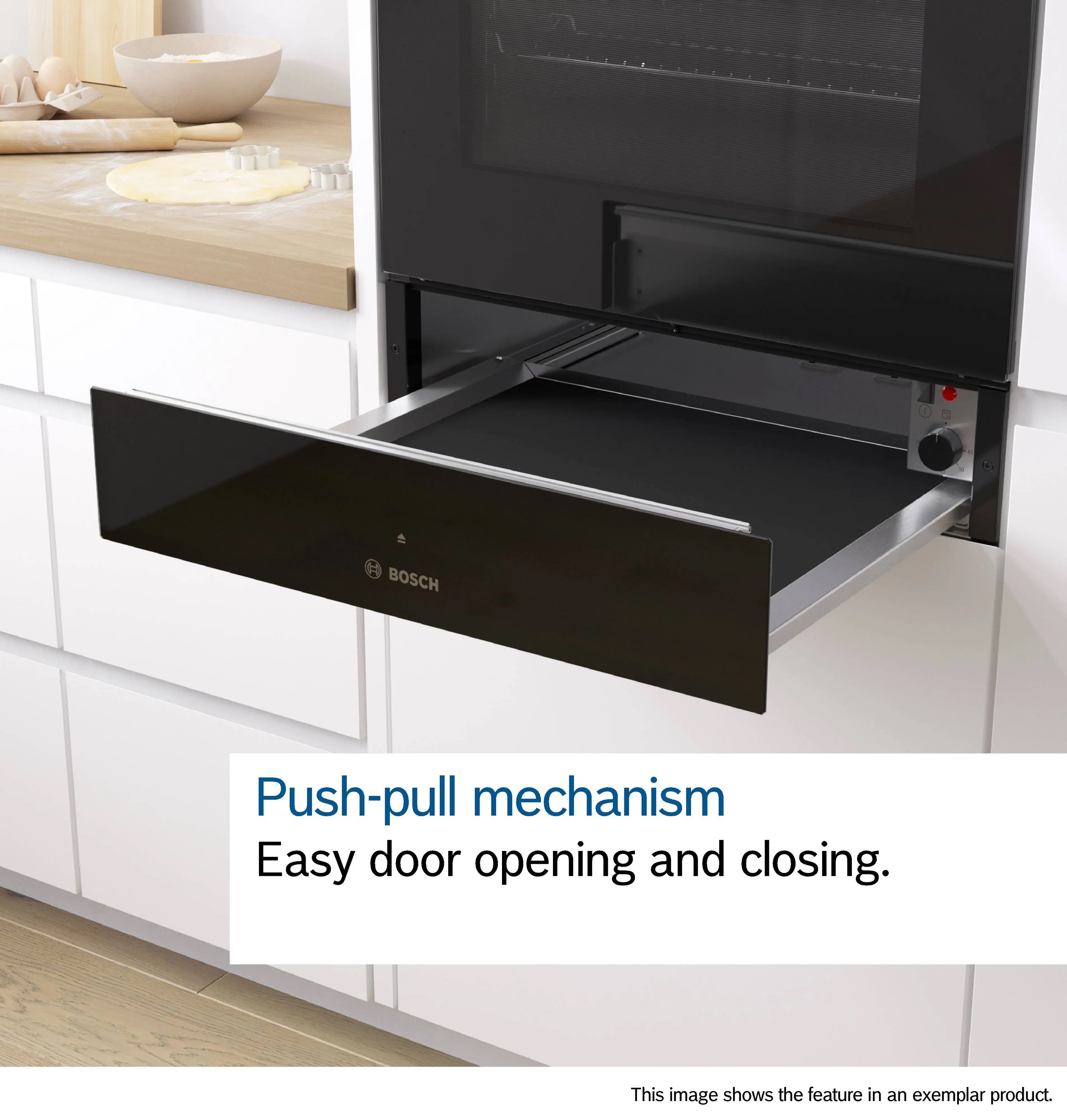 Bosch Series 6 Built-in warming drawer 60 x 14 cm Stainless steel - BIC510NS0B