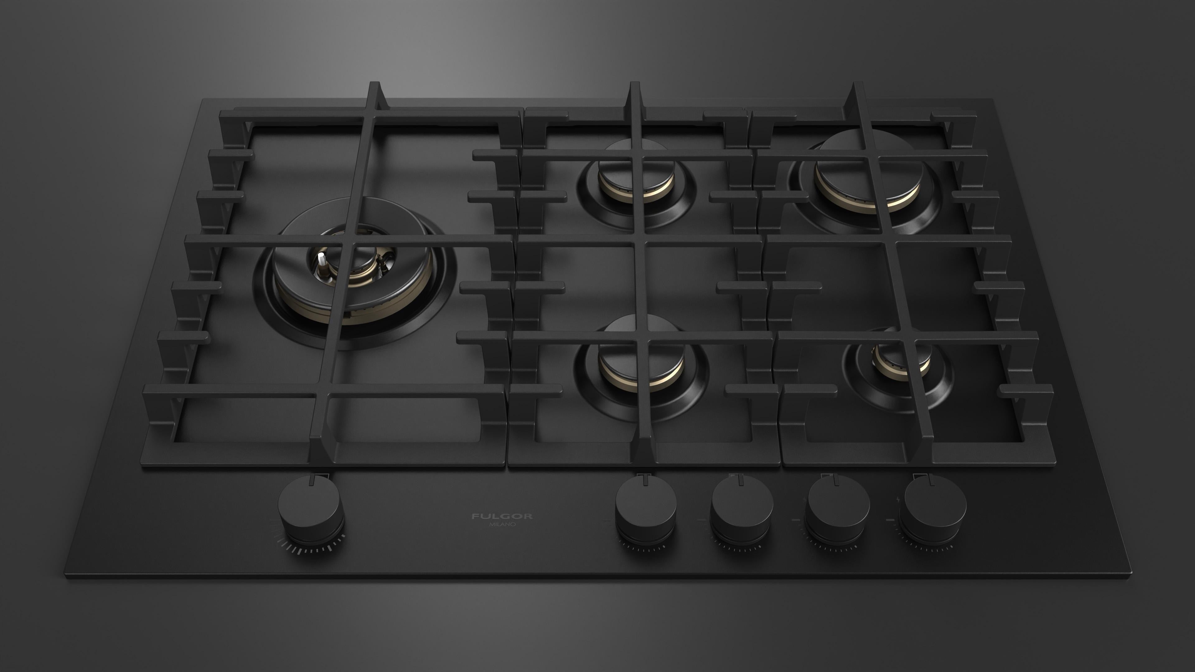 Fulgor Milano Urbantech 75cm Gas Hob - FUH 755 G DWK MBK