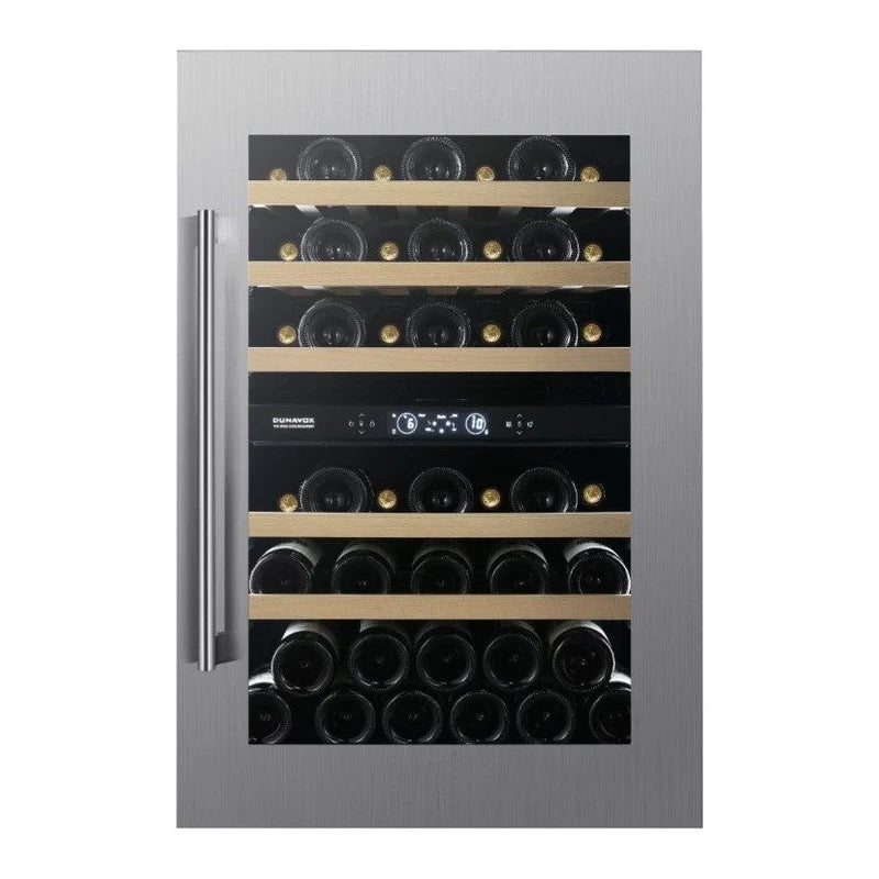 Dunavox Spirit - Dual Zone 44 Bottle - Integrated Wine Cooler - DVS-44.120DSS