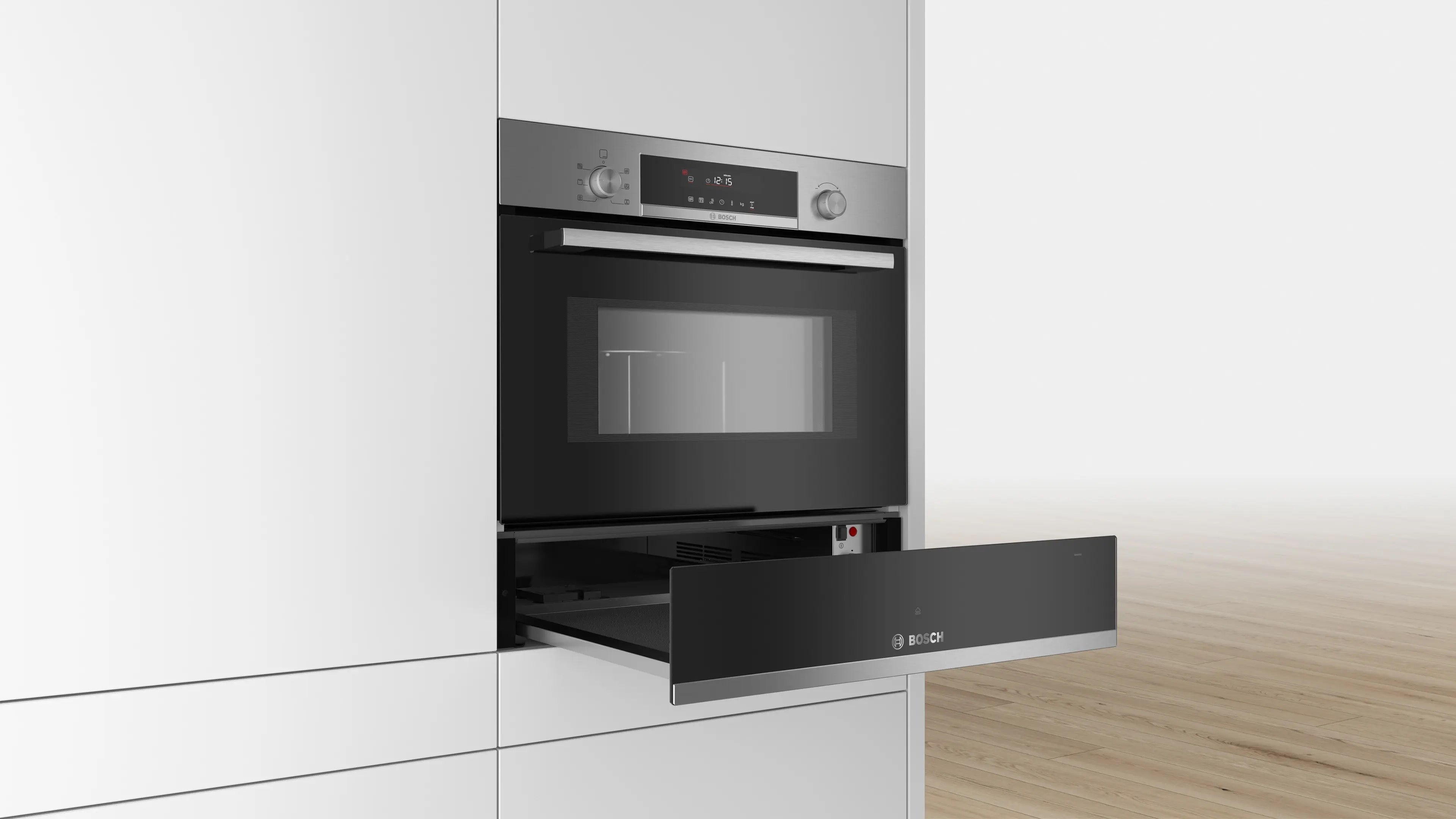Bosch Series 6 Built-in warming drawer 60 x 14 cm Stainless steel - BIC510NS0B