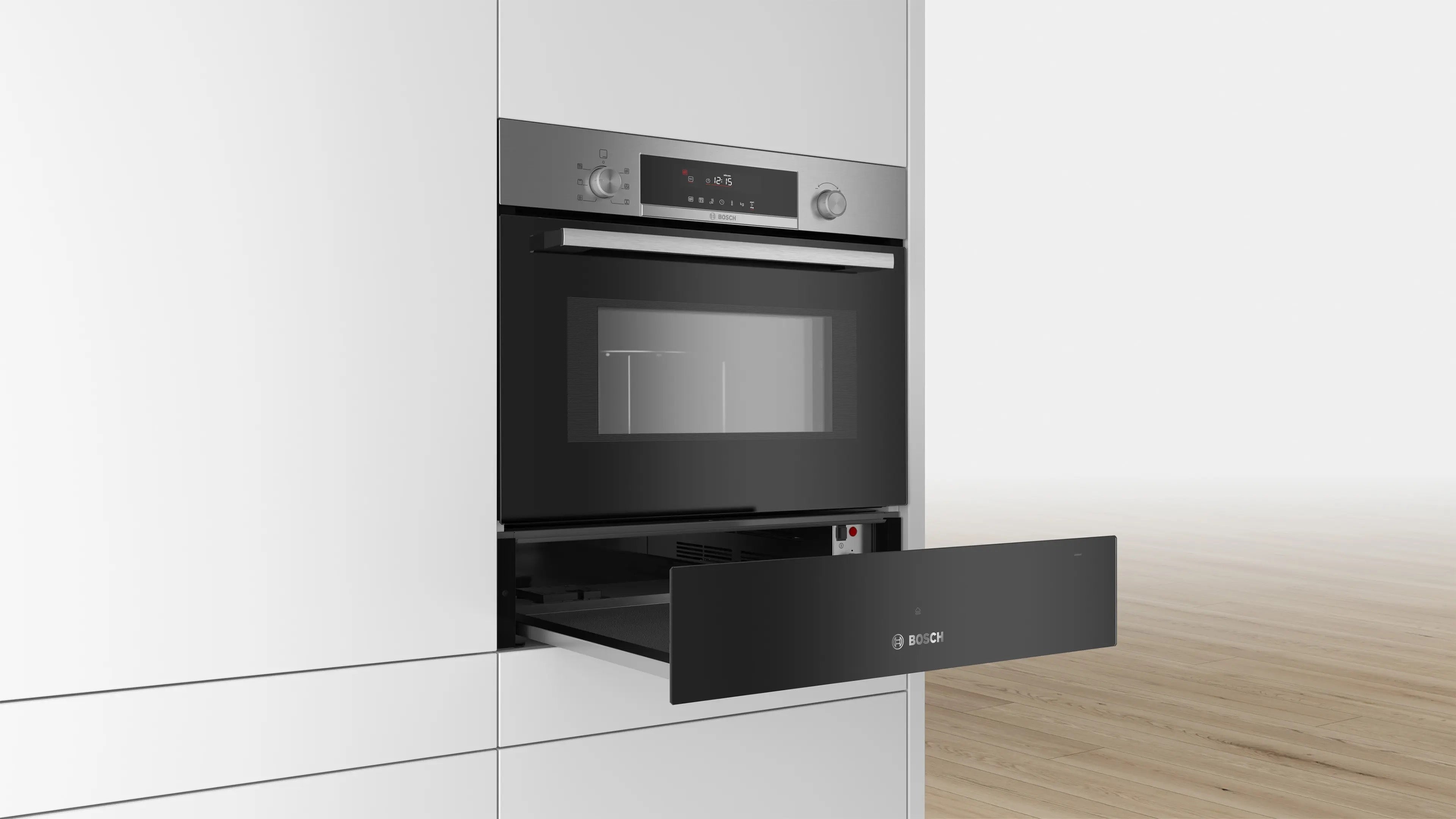 Bosch Series 6 Built-in warming drawer 60 x 14 cm Black - BIC510NB0