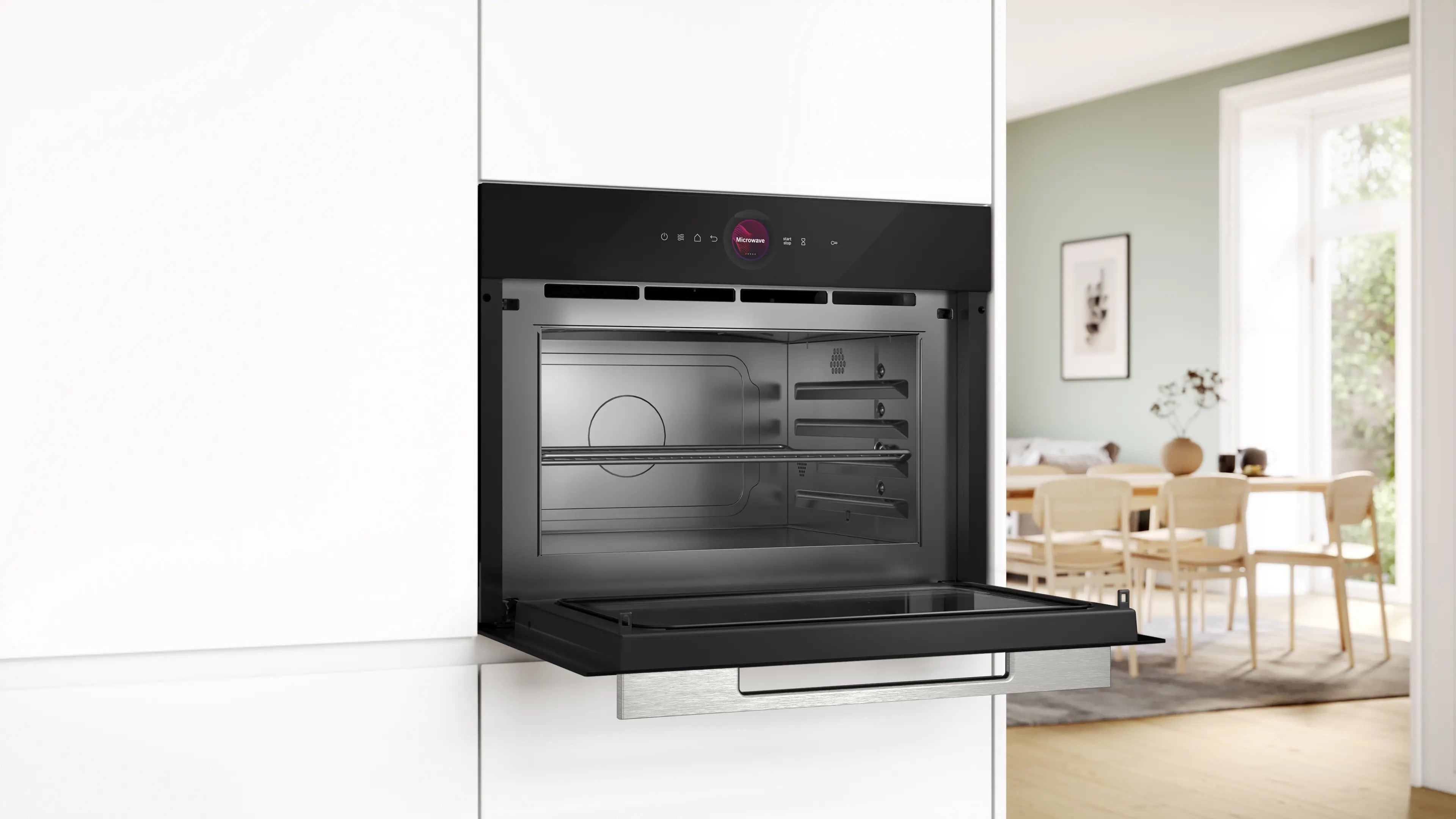 Bosch Series 8 Built-in microwave oven 60 x 45 cm Black - CEG732XB1B