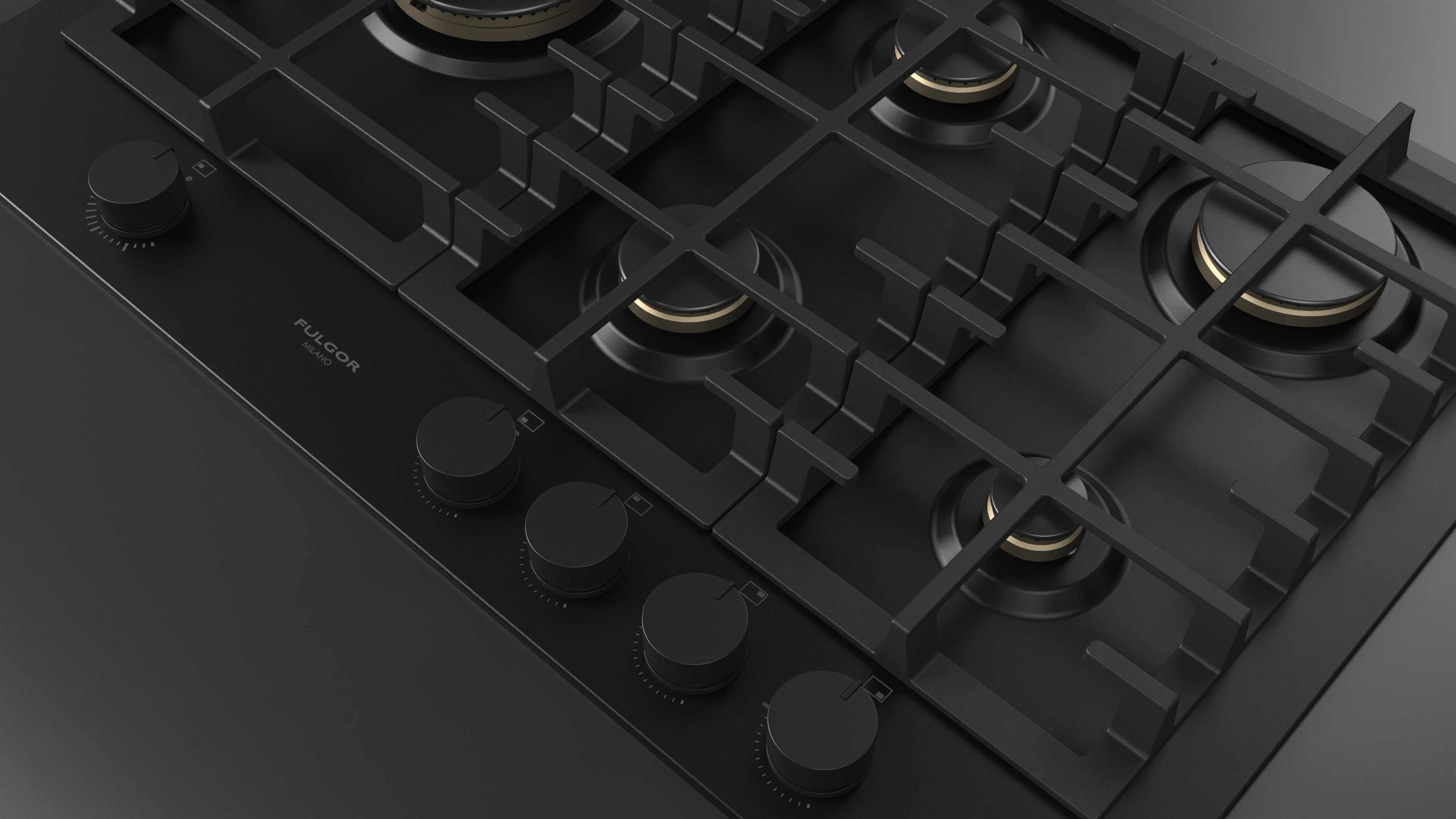 Fulgor Milano Urbantech 75cm Gas Hob - FUH 755 G DWK MBK