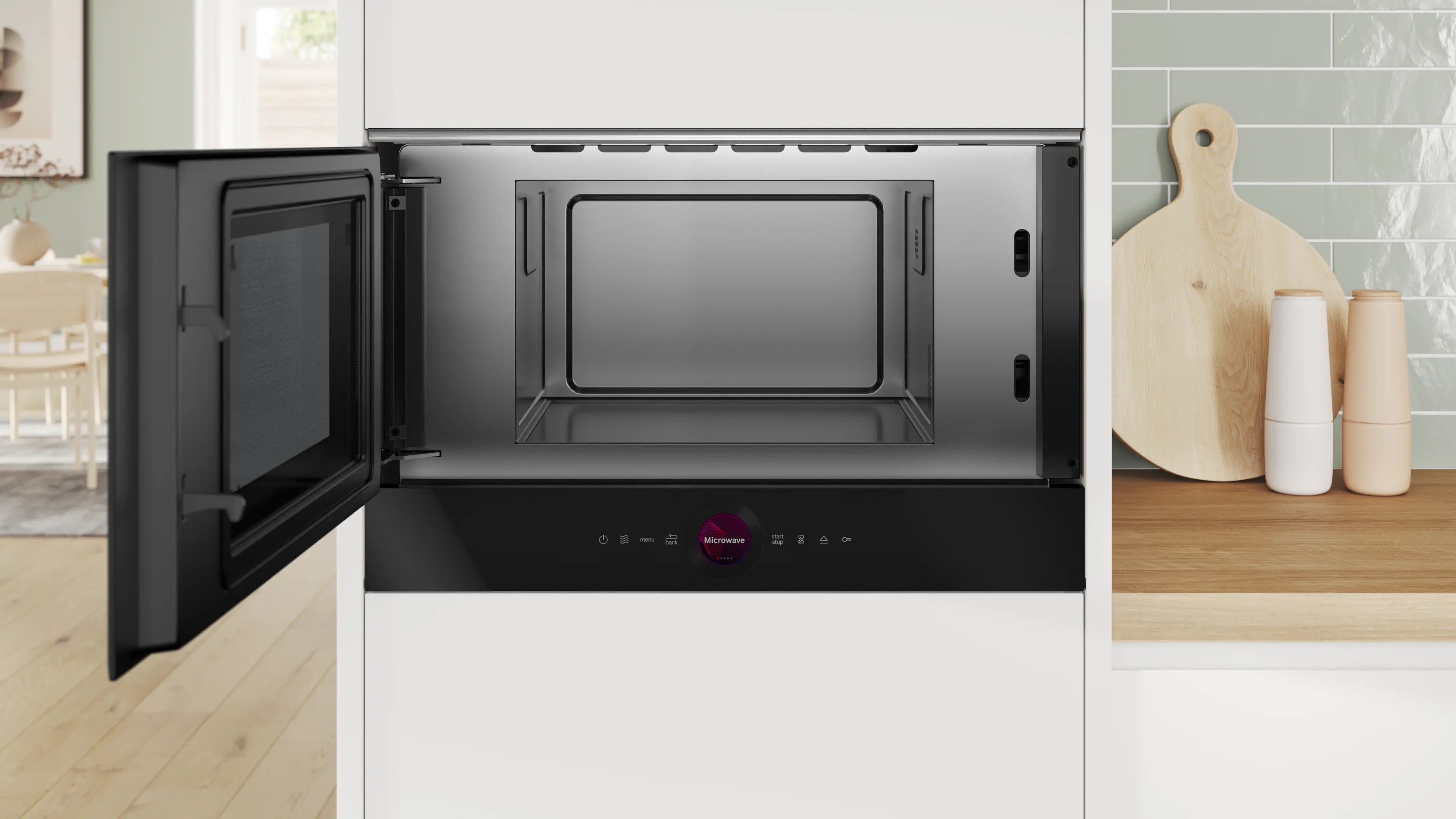 Bosch Series 8 Built-in microwave oven Black - BFL7221B1B