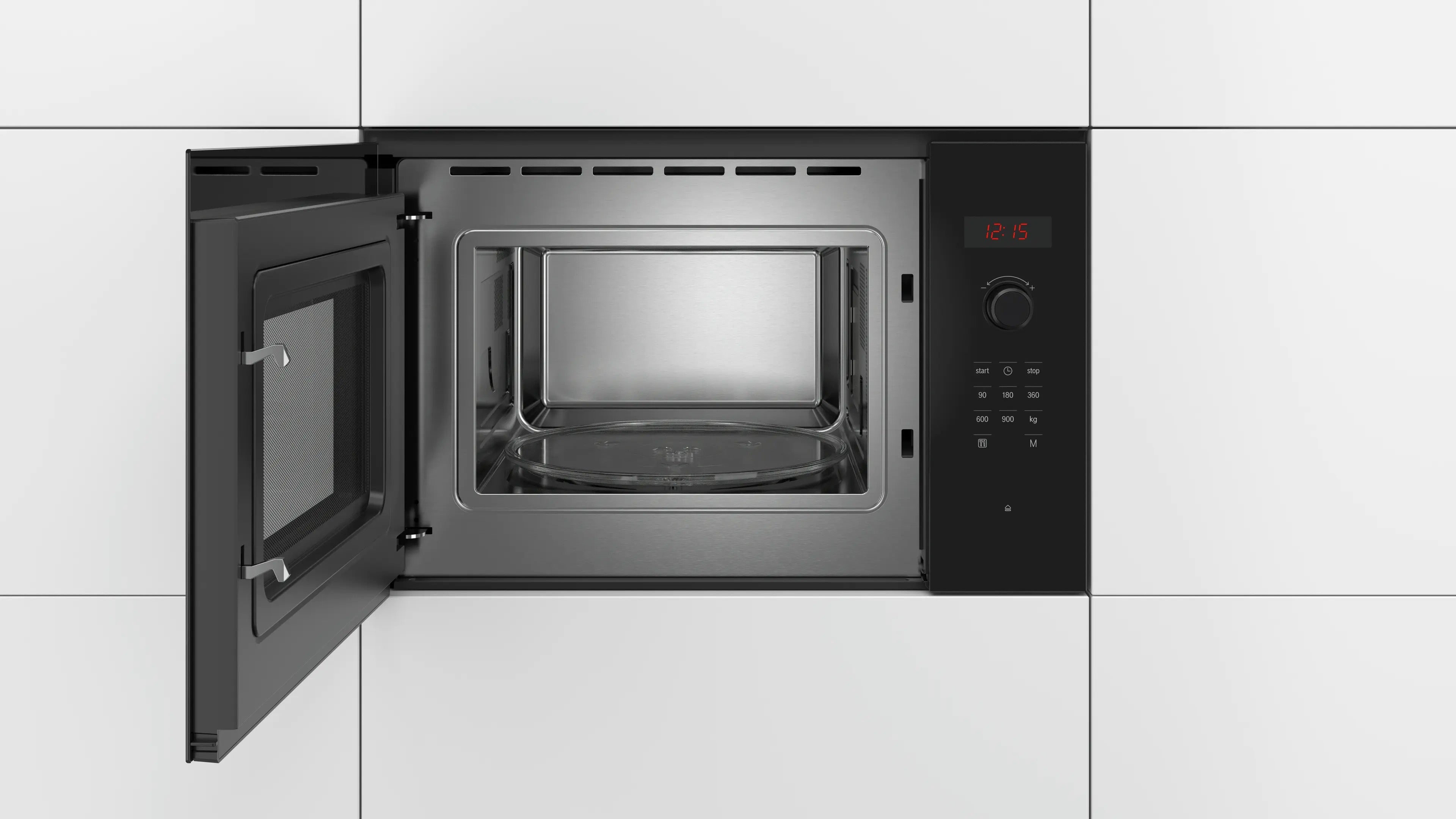 Bosch Series 4 Built-in microwave oven 59 x 38 cm Black - BFL553MB0B