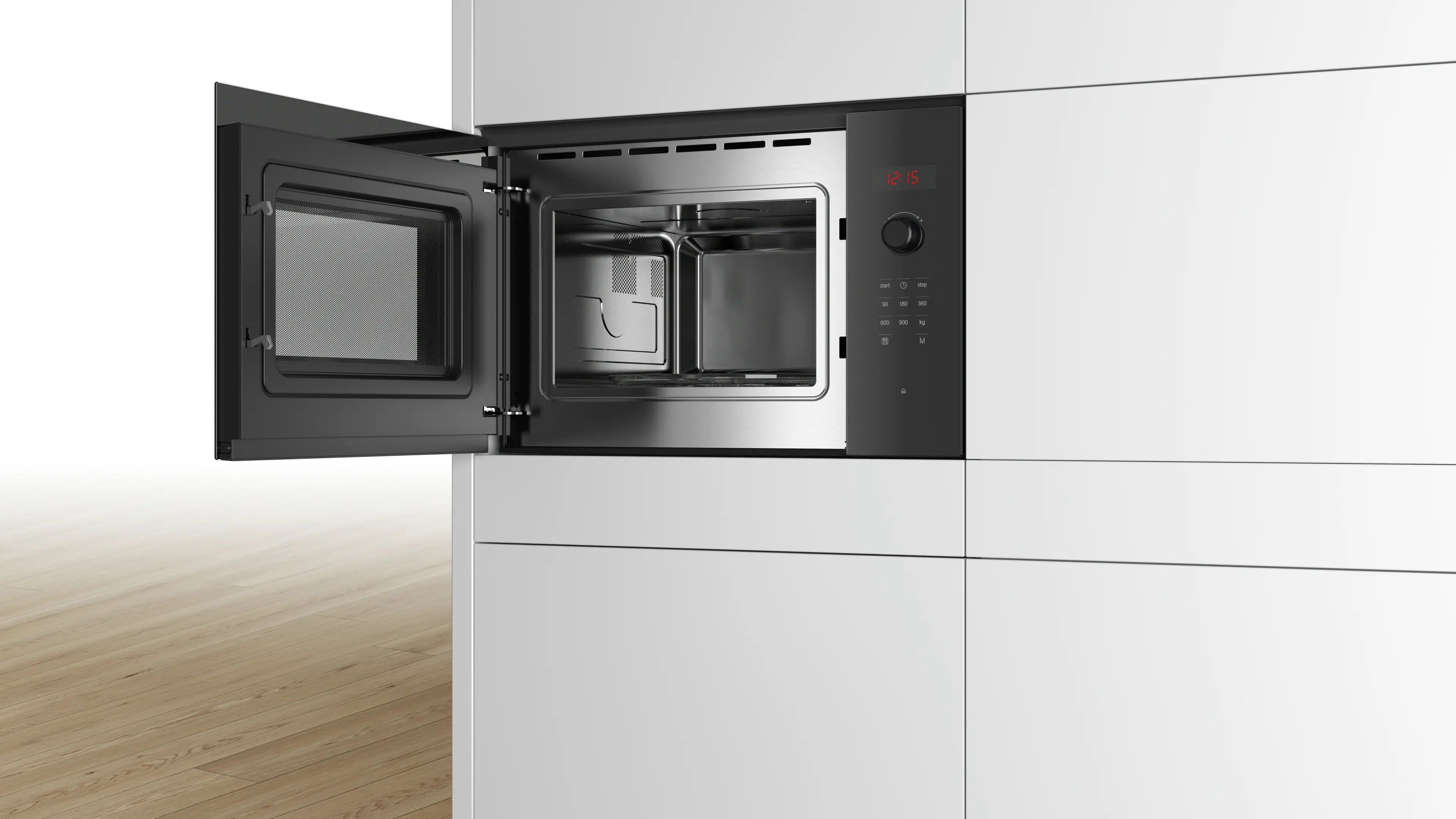 Bosch Series 4 Built-in microwave oven 59 x 38 cm Black - BFL553MB0B