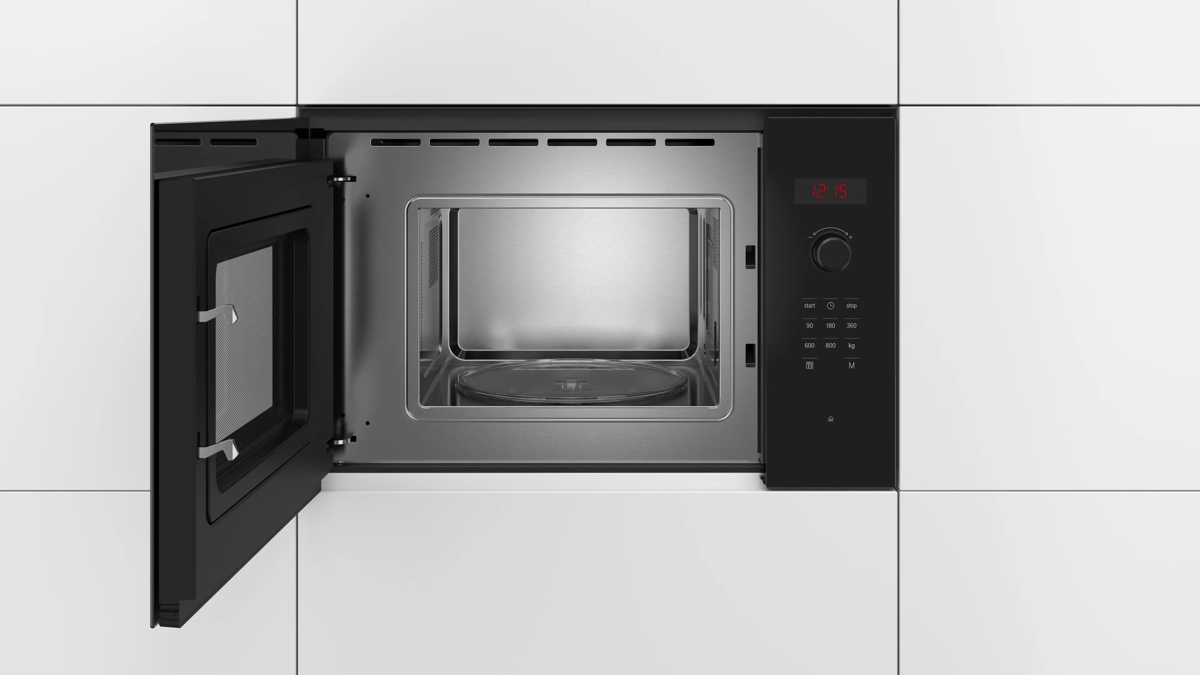Bosch Series 4 Built-in microwave oven Black - BFL523MB0B