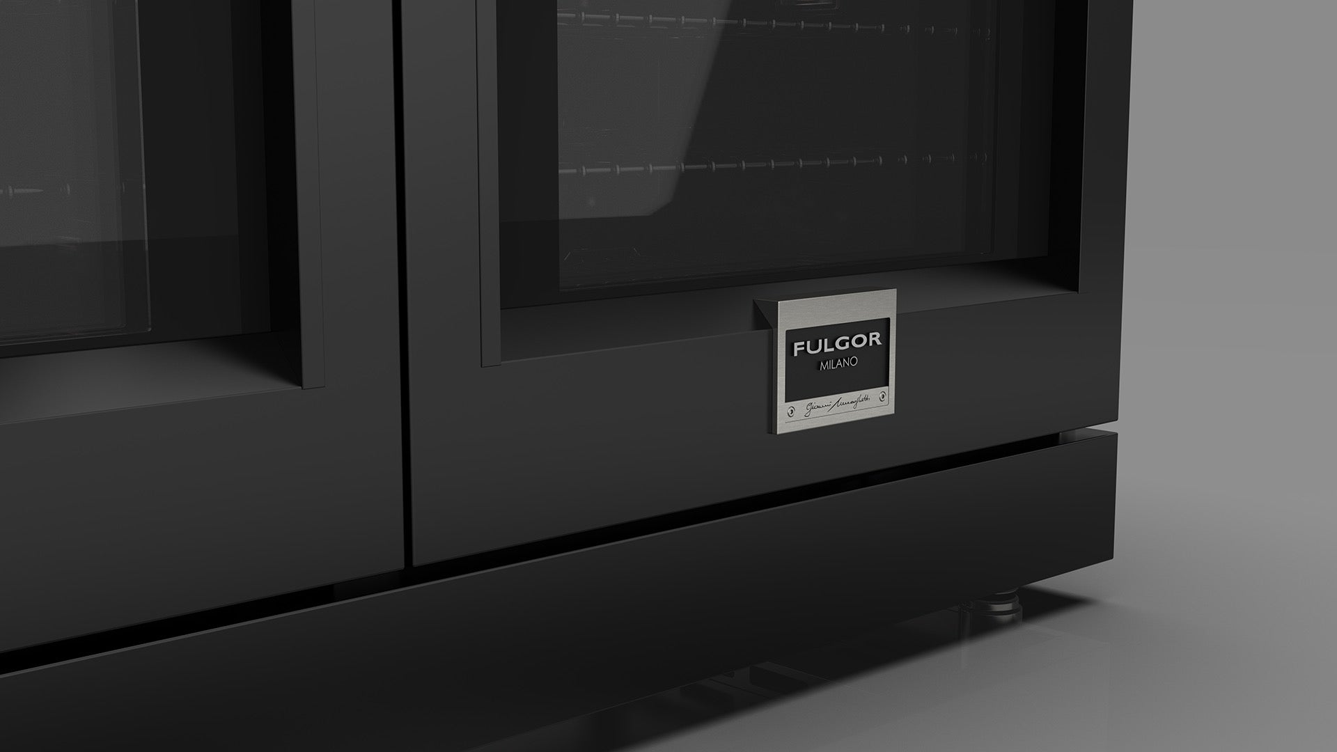 Fulgor Milano Matte Black Sofia Induction 48" Professional - FSRC 4807 P MI MK 2F MBK