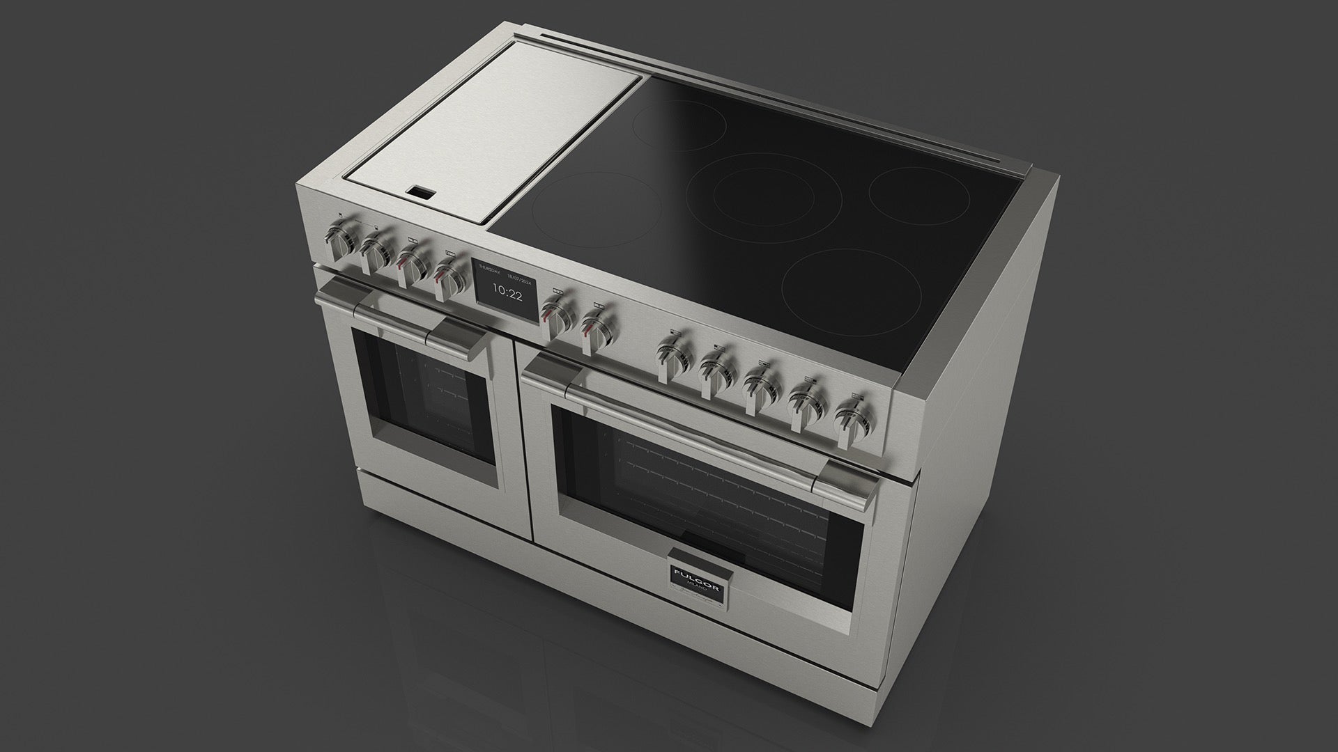 Fulgor Milano Sofia Professional Induction Griddle 48" - FSRC 4807 P MI MK 2F G X