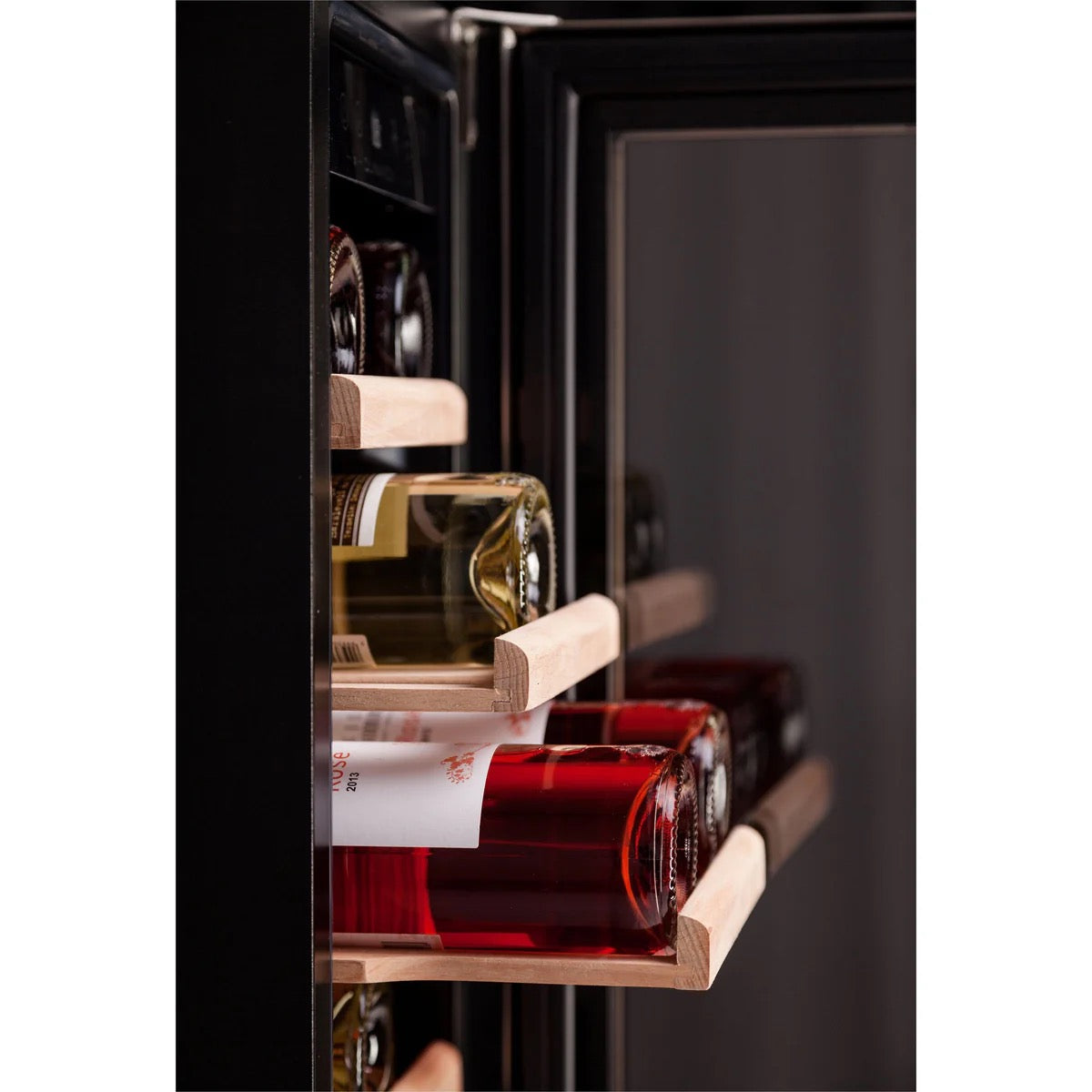 Dunavox FLOW-19 - 300mm - 19 Bottle - Built In Under-counter Wine Cooler - DAUF-19.58B