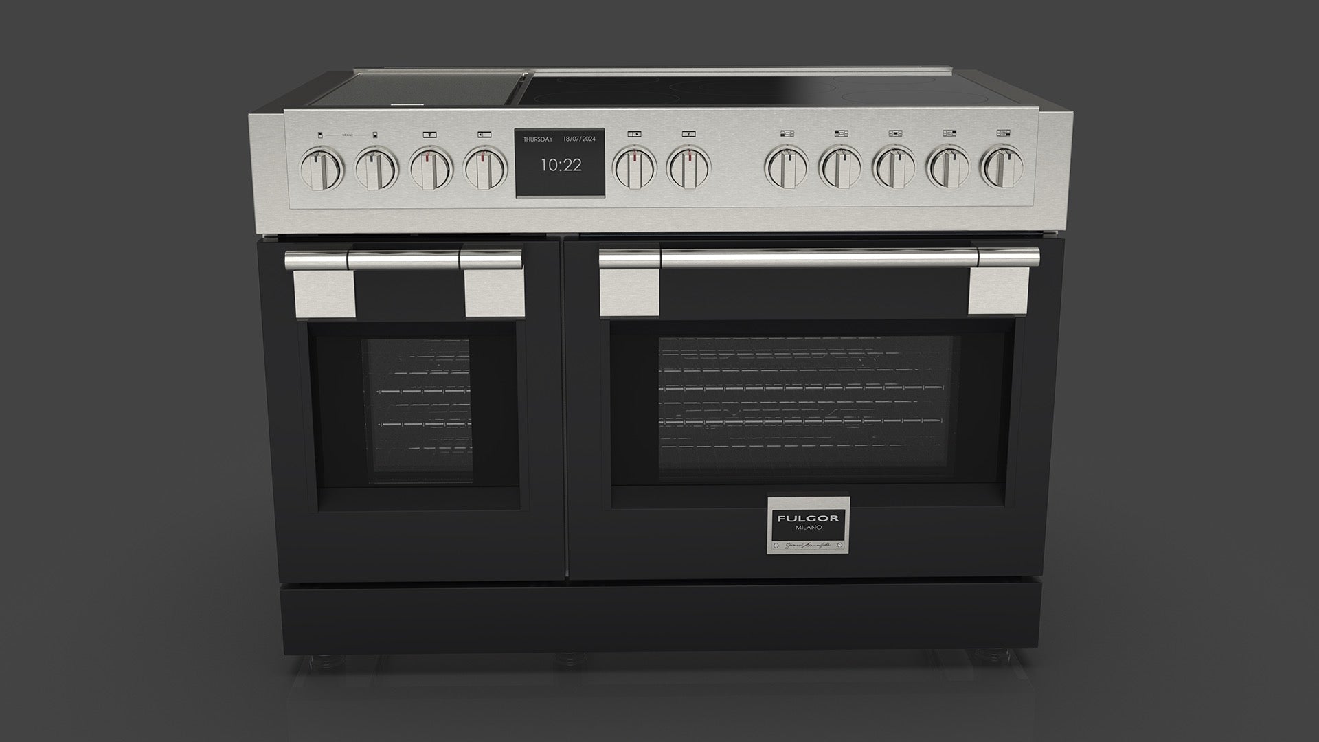 Fulgor Milano Sofia Professional Induction Griddle 48" - FSRC 4807 P MI MK 2F G MBK