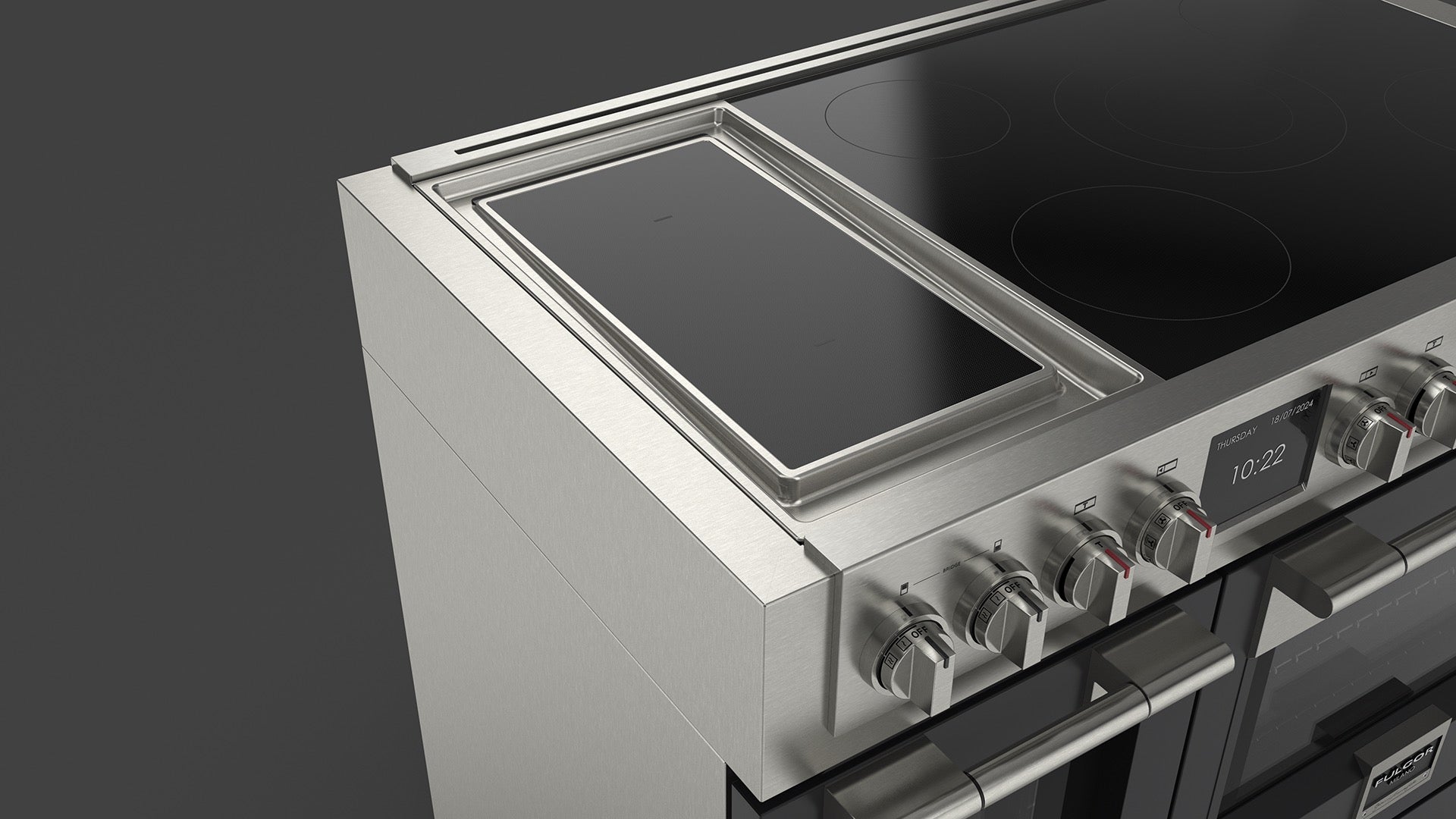 Fulgor Milano Sofia Professional Induction Griddle 48" - FSRC 4807 P MI MK 2F G MBK