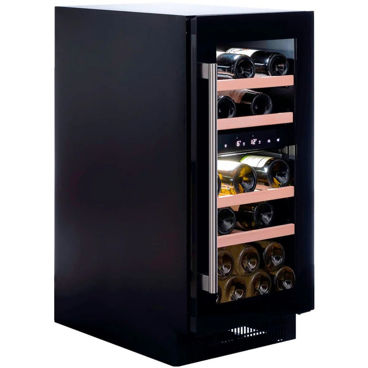 Dunavox FLOW-32D - 400mm Dual Zone - 32 Bottles - Built In
