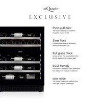 MQuvee Integrated Wine Fridge - WineKeeper Exclusive 112D Push/Pull