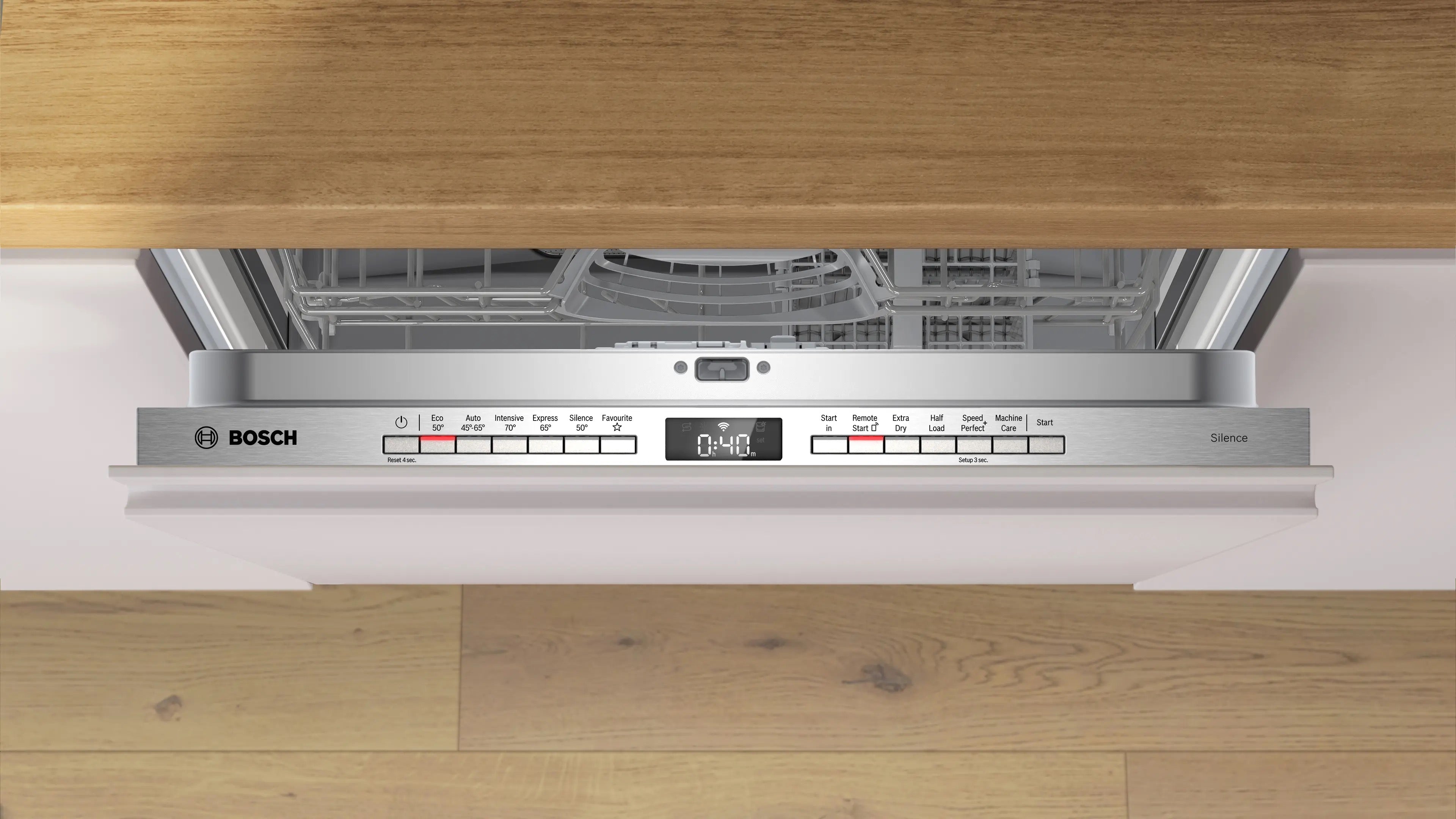 Bosch Series 4 Fully-integrated dishwasher 60 cm Variable hinge - SMH4HTX11G