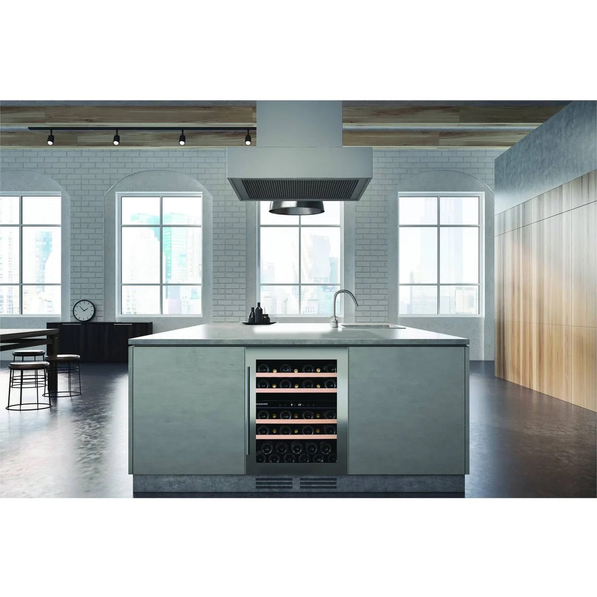 Dunavox FLOW-39 - 600mm Dual Zone - 39 Bottle - Built In Undercounter Wine Fridge