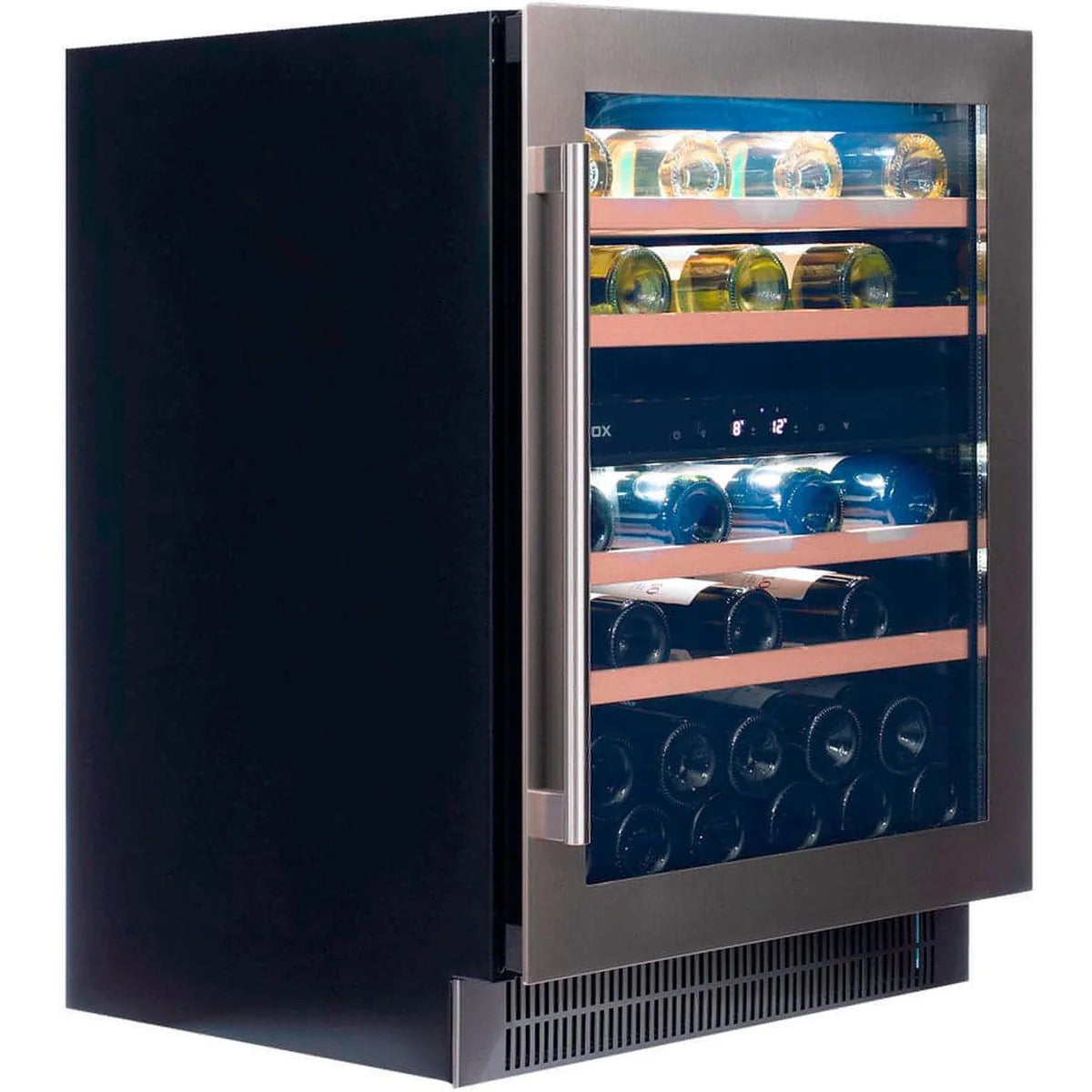 Dunavox FLOW-39 - 600mm Dual Zone - 39 Bottle - Built In Undercounter Wine Fridge