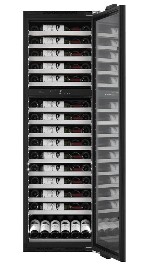MQuvee Integrated Wine Cooler - WineKeeper Exclusive 112D Panel Ready Push/Pull