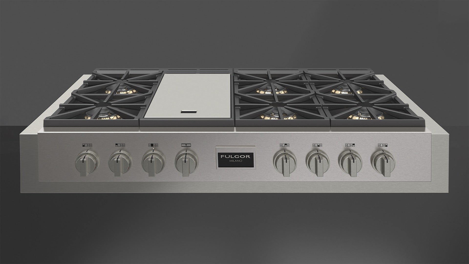 Fulgor Milano Professional 48" Gas Range Top - FSRT 4807 G X
