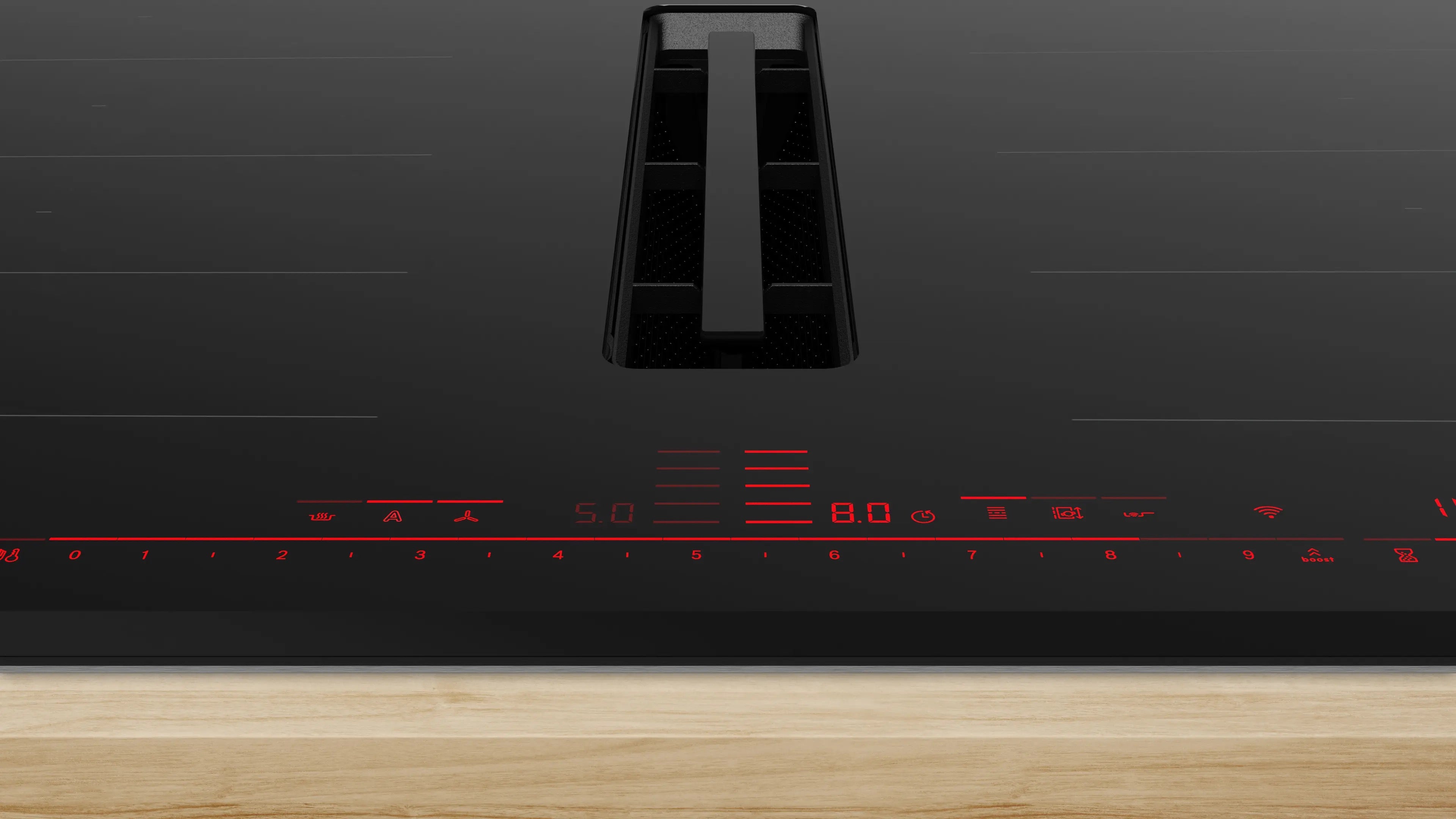 Bosch Series 8 Induction hob with integrated ventilation system 80 cm surface mount with frame PXX875D67E