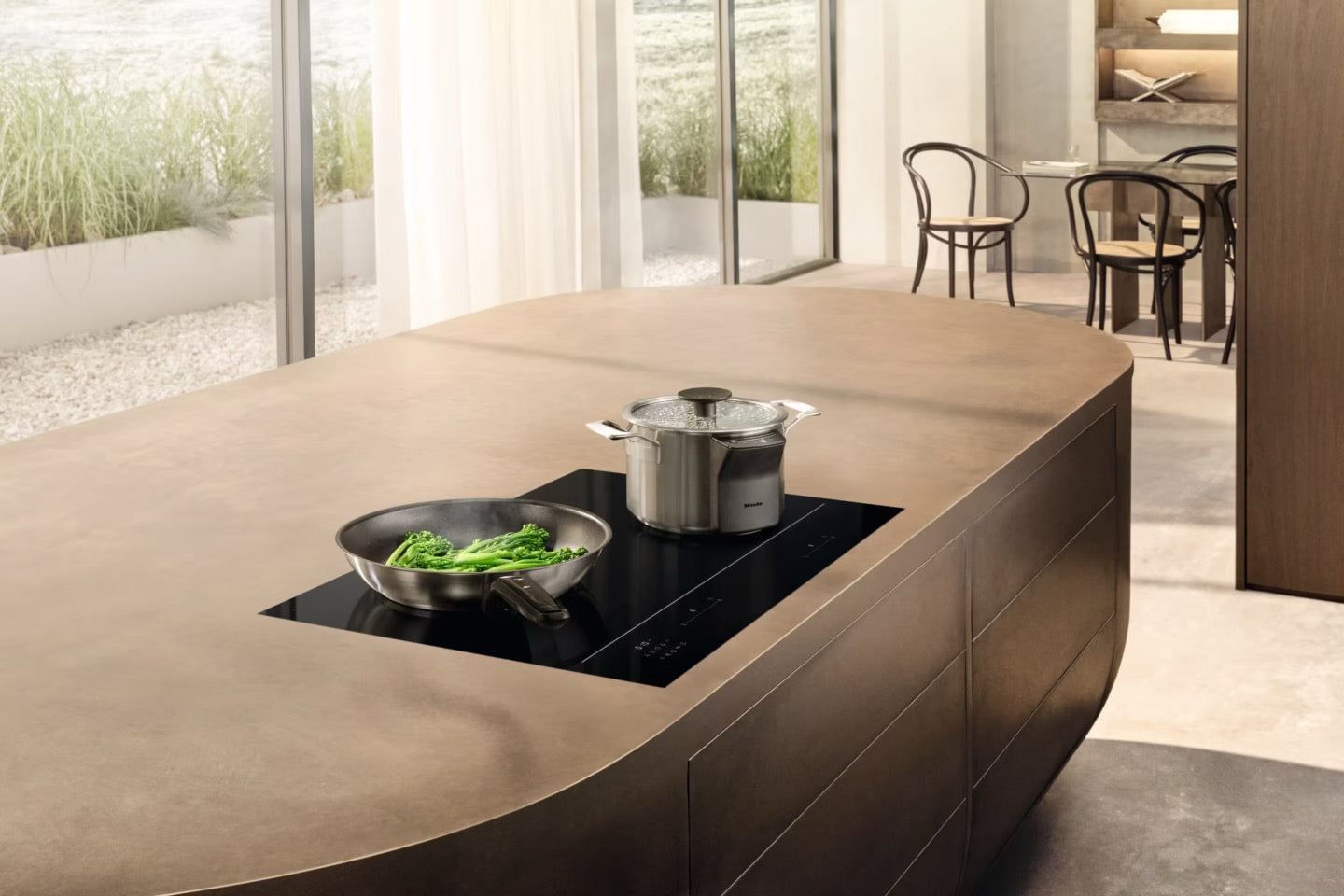Miele KM 8885-2 FL Diamond&M Sense 80cm Induction Hob with FullFlex Cooktop