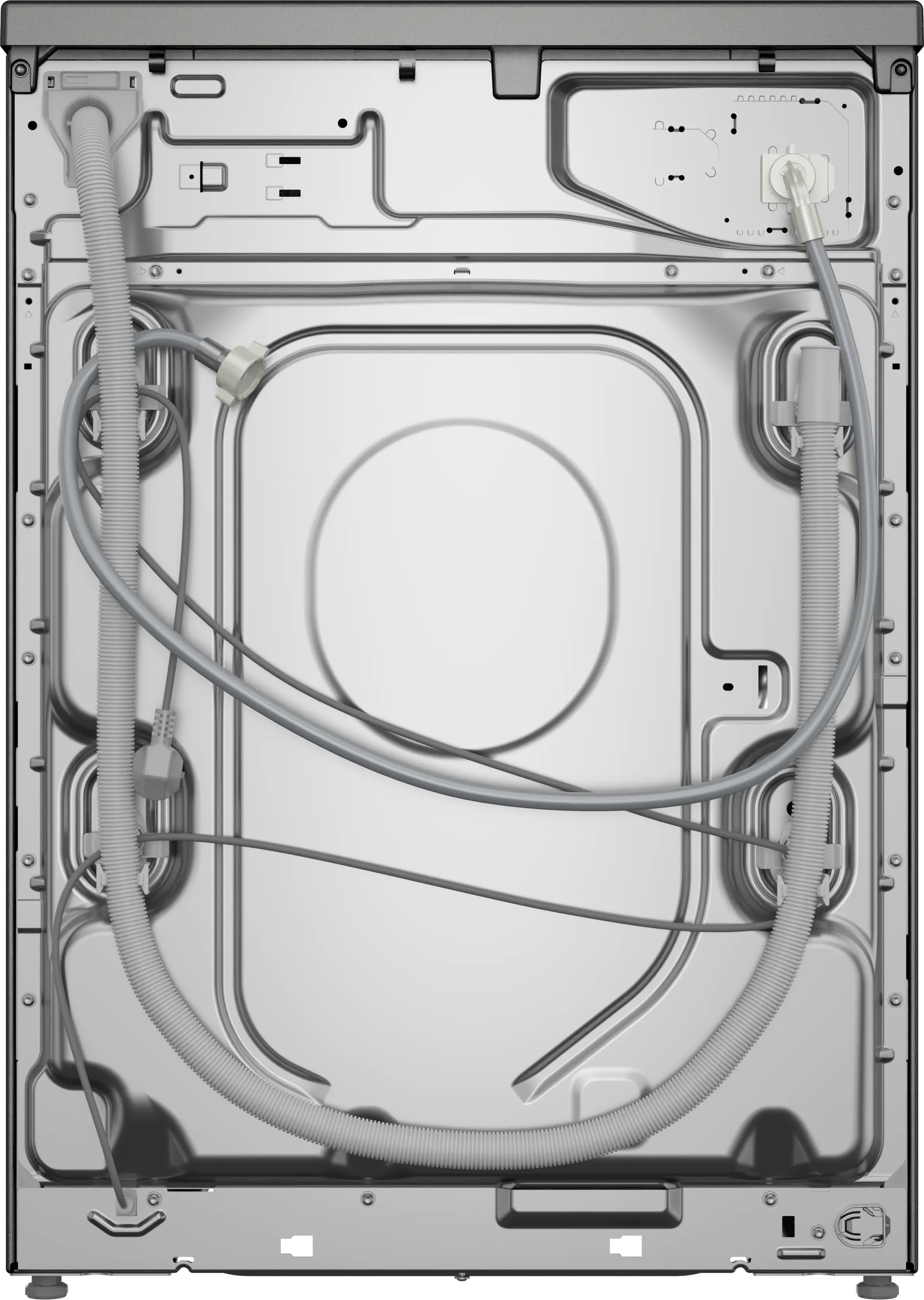 Bosch Series 6 Washing machine, front loader 9 kg max. 1400 rpm, Cast iron grey - WGG244ZCGB