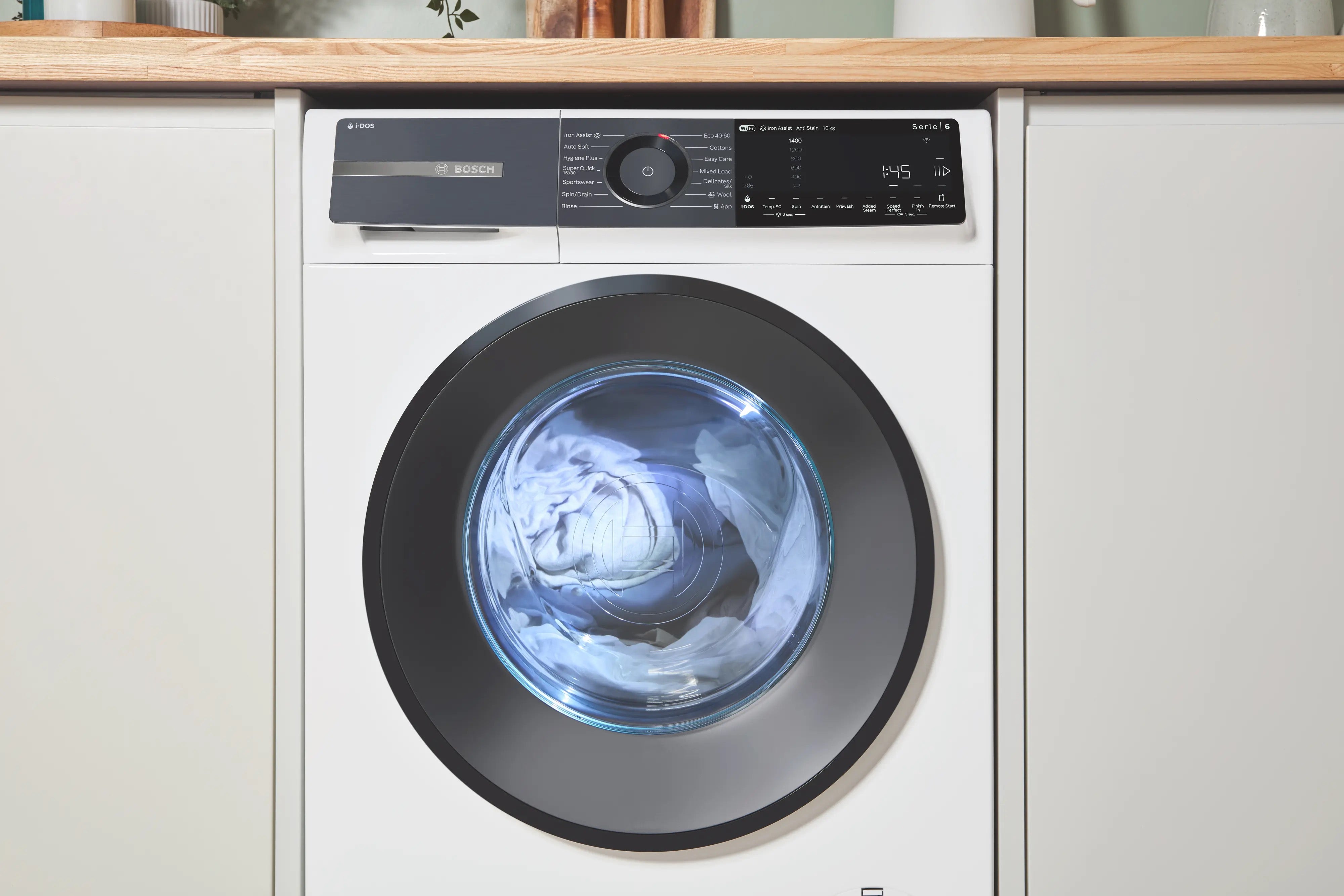 Bosch Series 6 Washing machine, front loader 10 kg max. 1400 rpm - WGH254A0GB