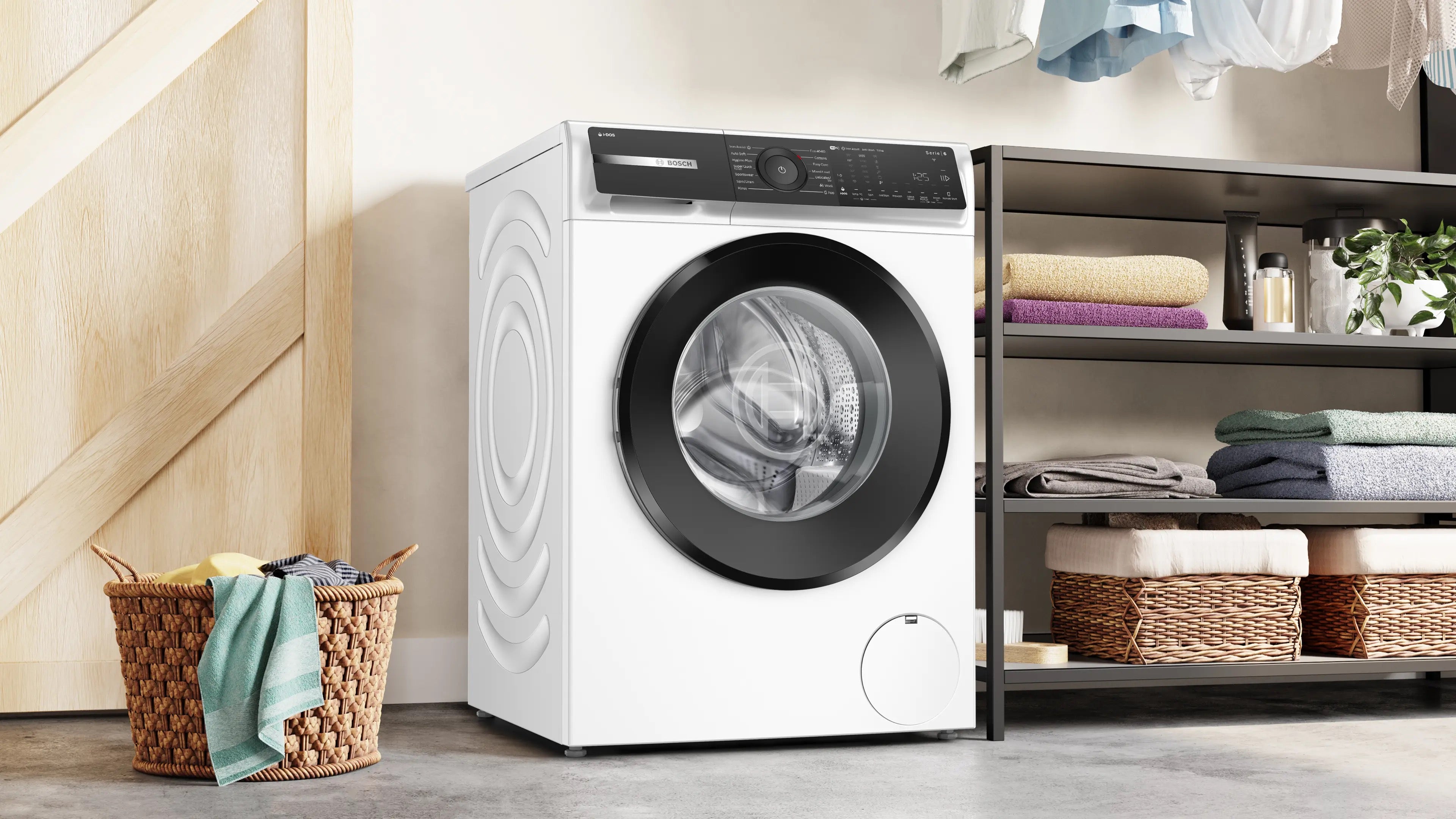 Bosch Series 6 Washing machine, front loader 10 kg max. 1400 rpm - WGH254A0GB