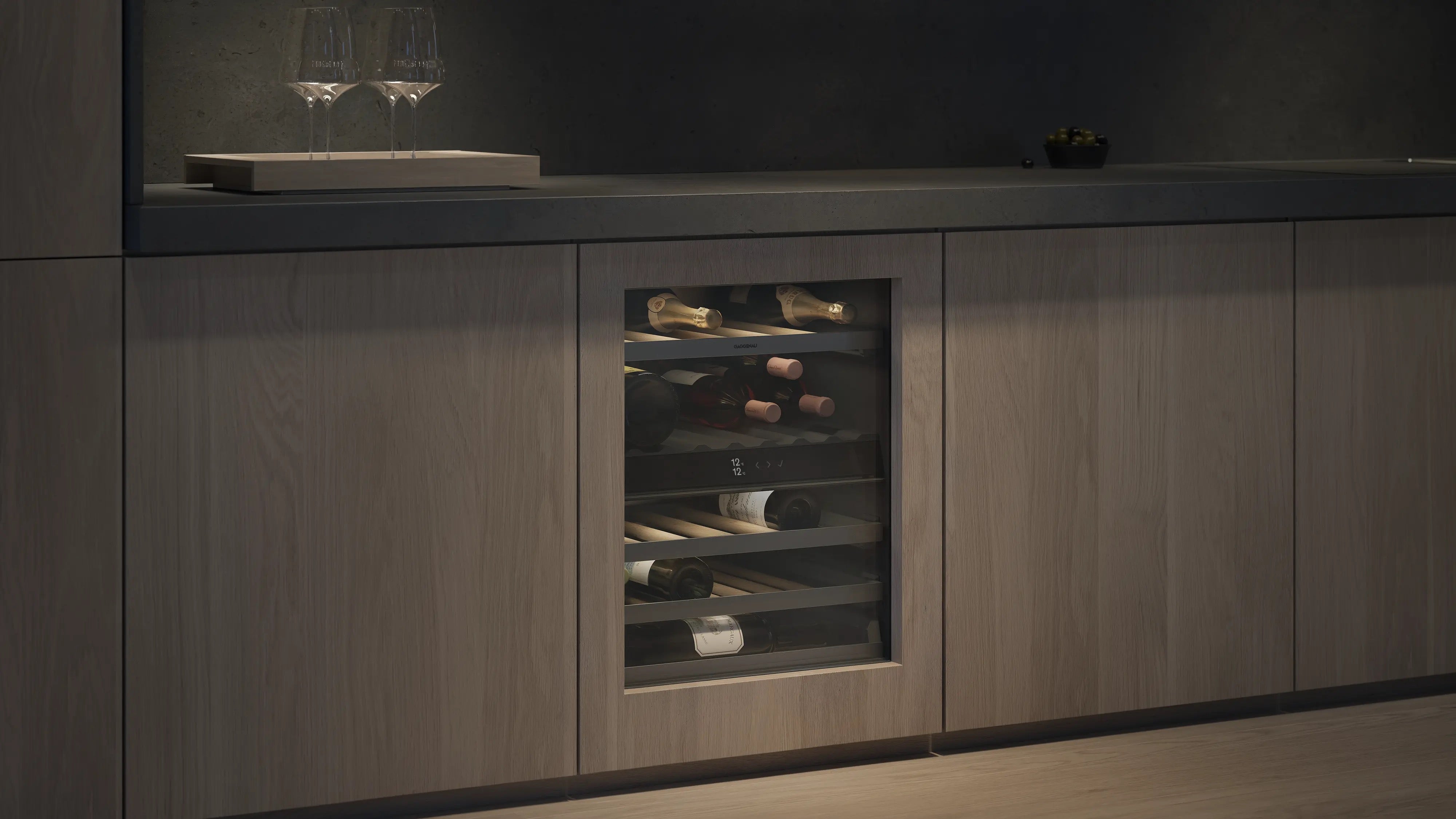 Gaggenau 200 series wine climate cabinet 86 x 60 cm RW204070