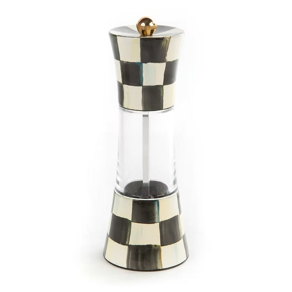 Mackenzie-Childs Courtly Check Enamel Grinder