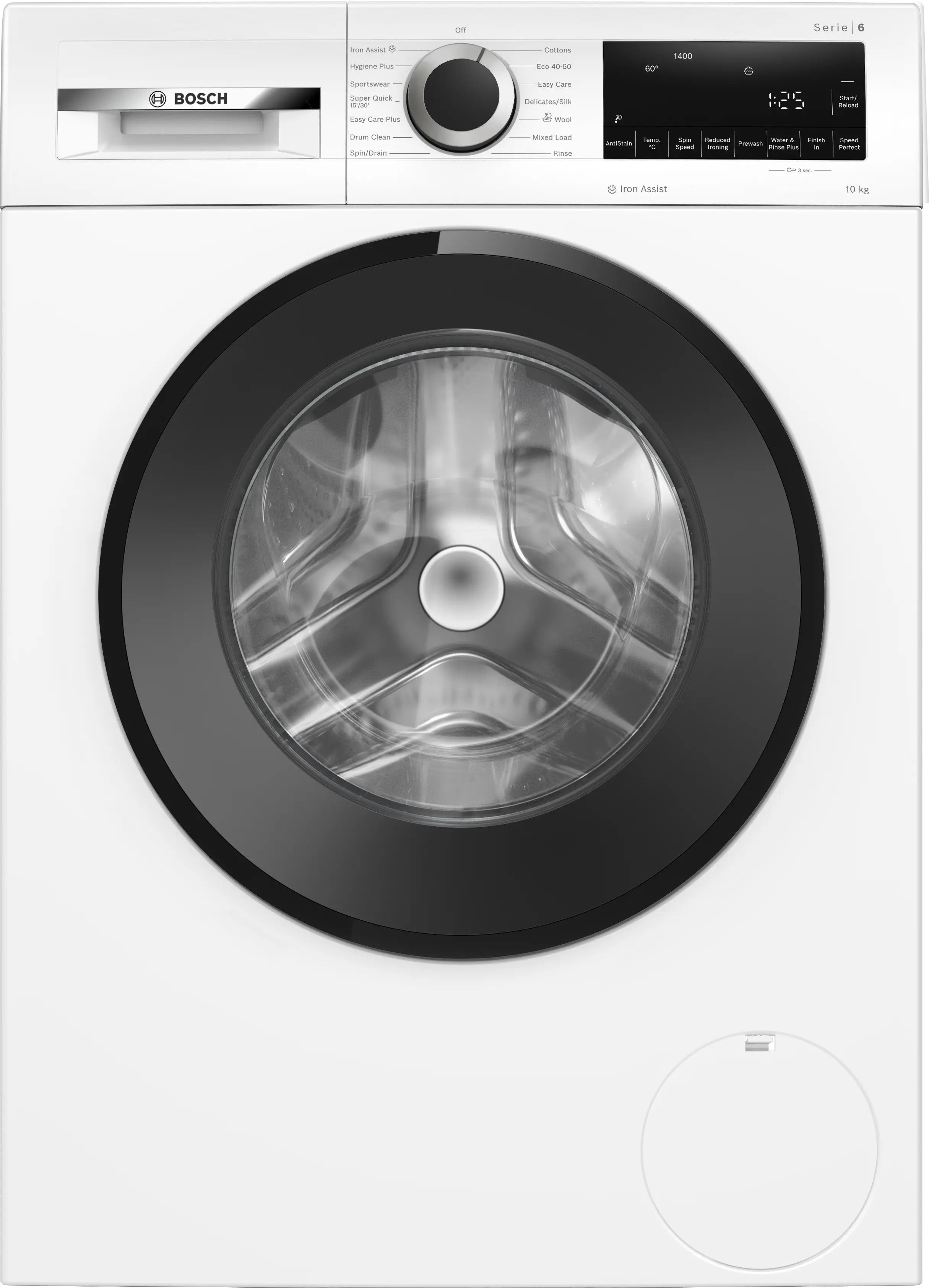 Bosch Series 6 Washing machine, front loader 10 kg max. 1400 rpm - WGG254Z1GB