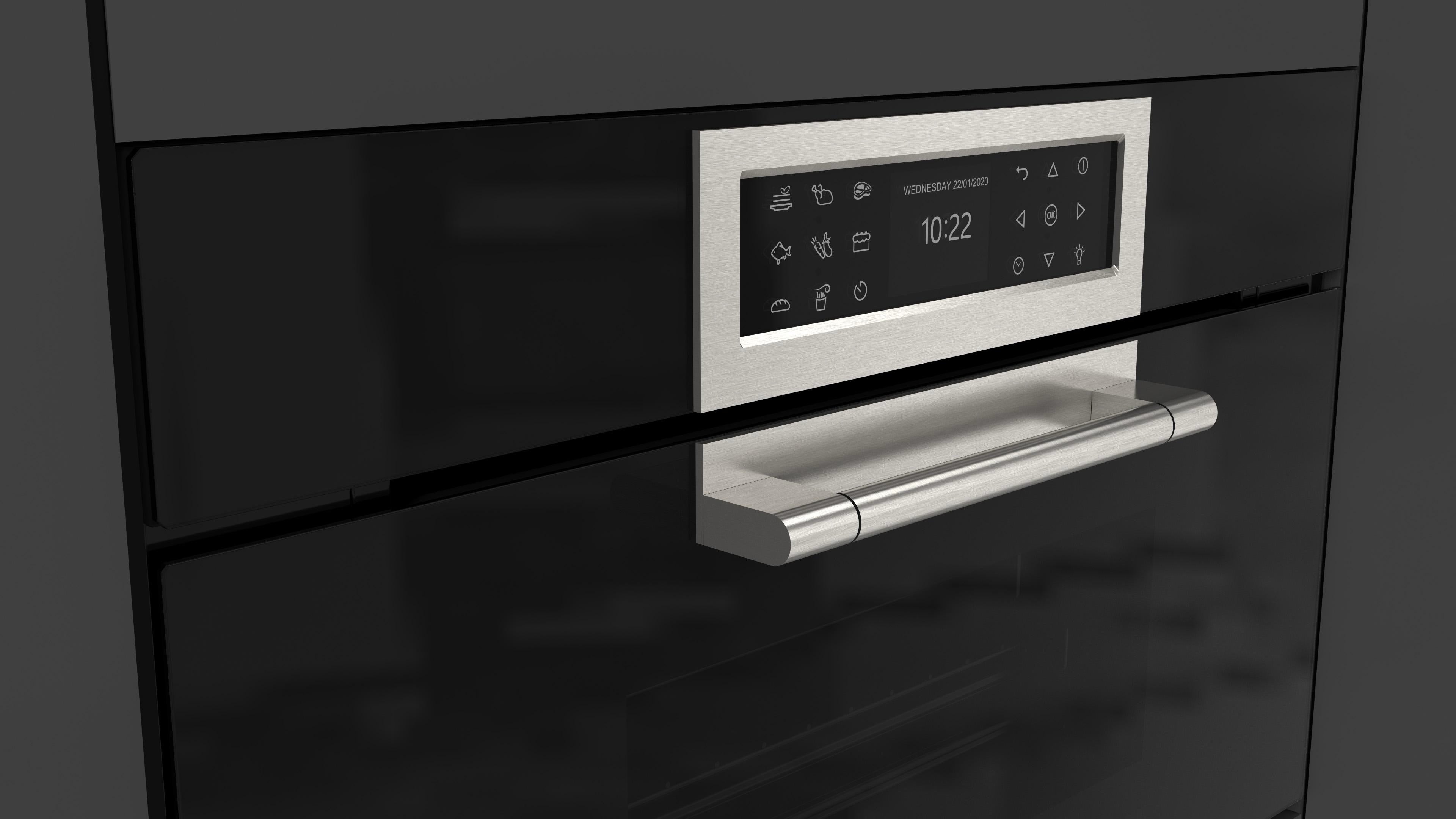 Fulgor Milano Steam Oven 75x45 - FCLSO 7510 TEM BK