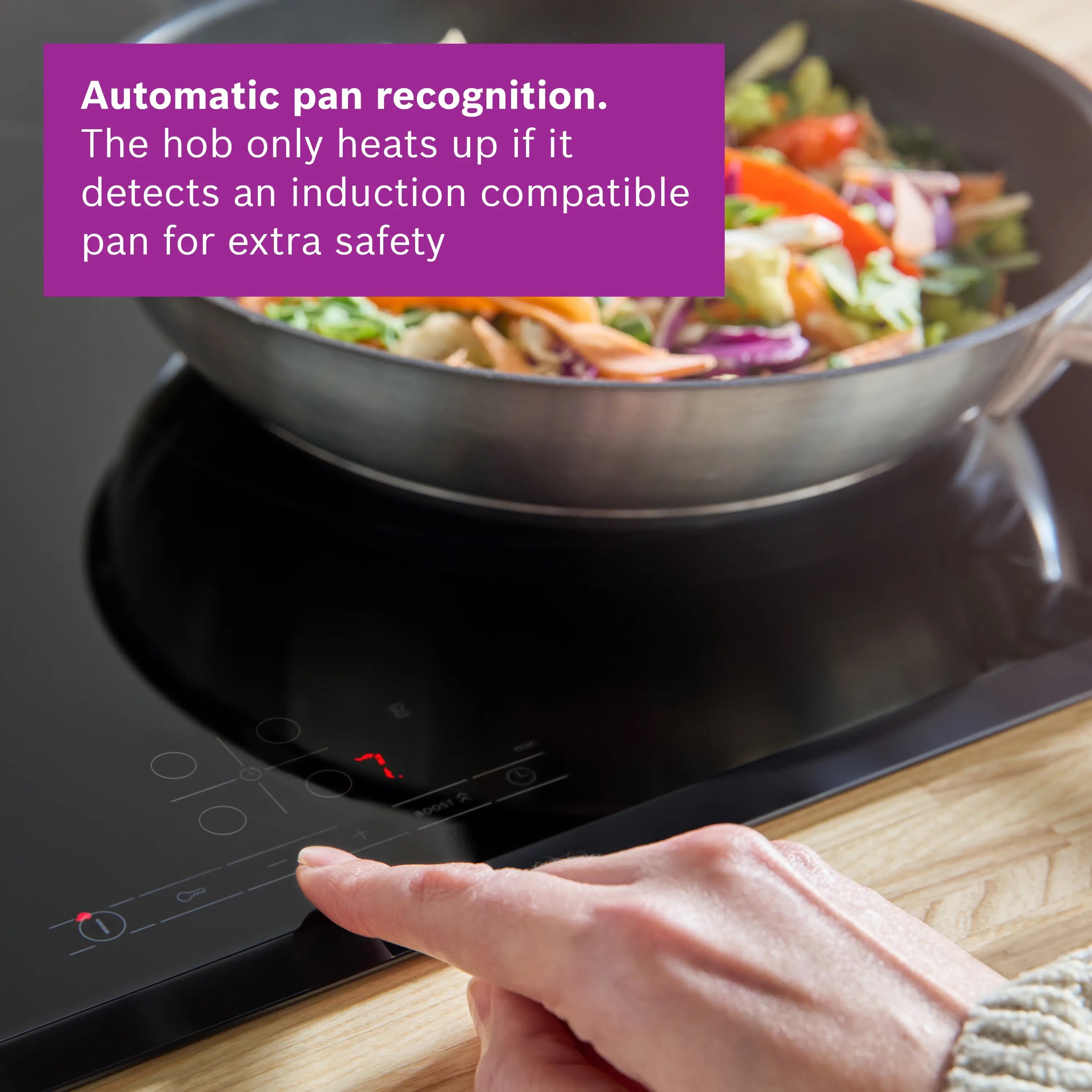 Bosch Series 4 Induction hob 60 cm surface mount without frame - PIE631BB5E
