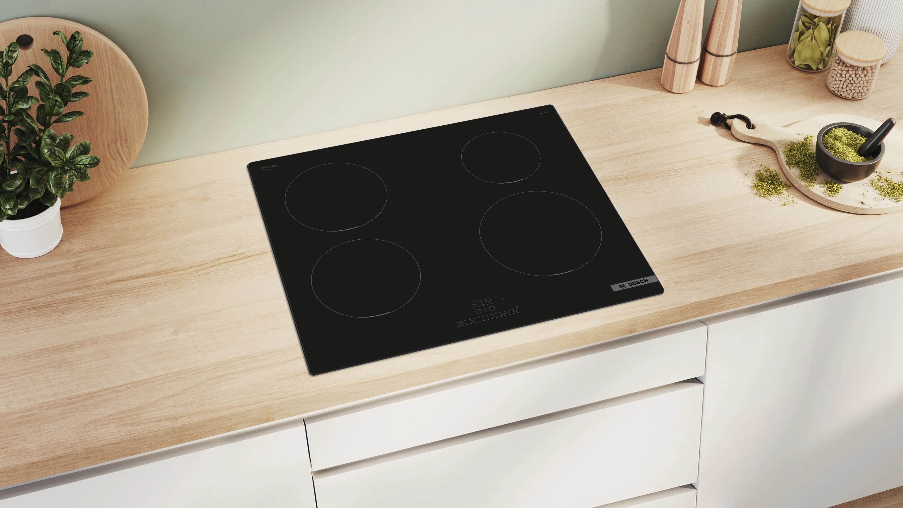 Bosch Series 4 Induction hob 60 cm surface mount without frame - PUE611BB5E