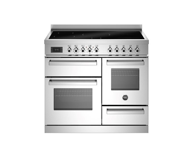 Bertazzoni Professional Series 100 cm induction top electric triple oven