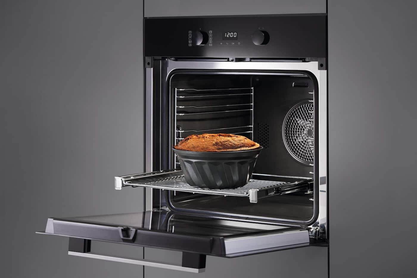 Miele H 2455 BP ACTIVE Obsidian black stainless steel effect