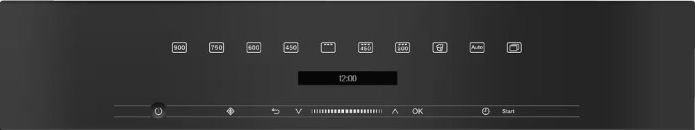 Miele Built-in microwave oven M 7244 TC Obsidian black