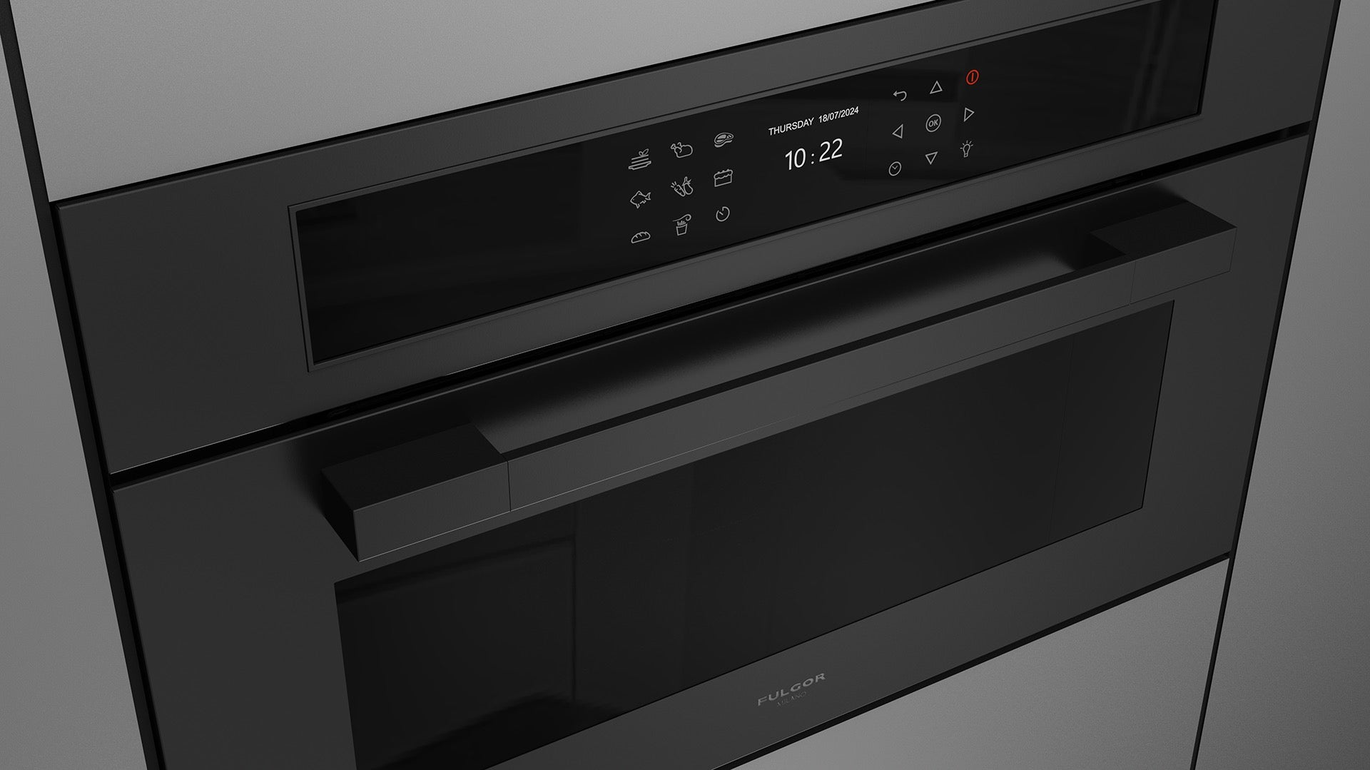 Fulgor Milano Urbantech Touch 30" Combi Microwave Oven - FUTMO 310 TEM MBK