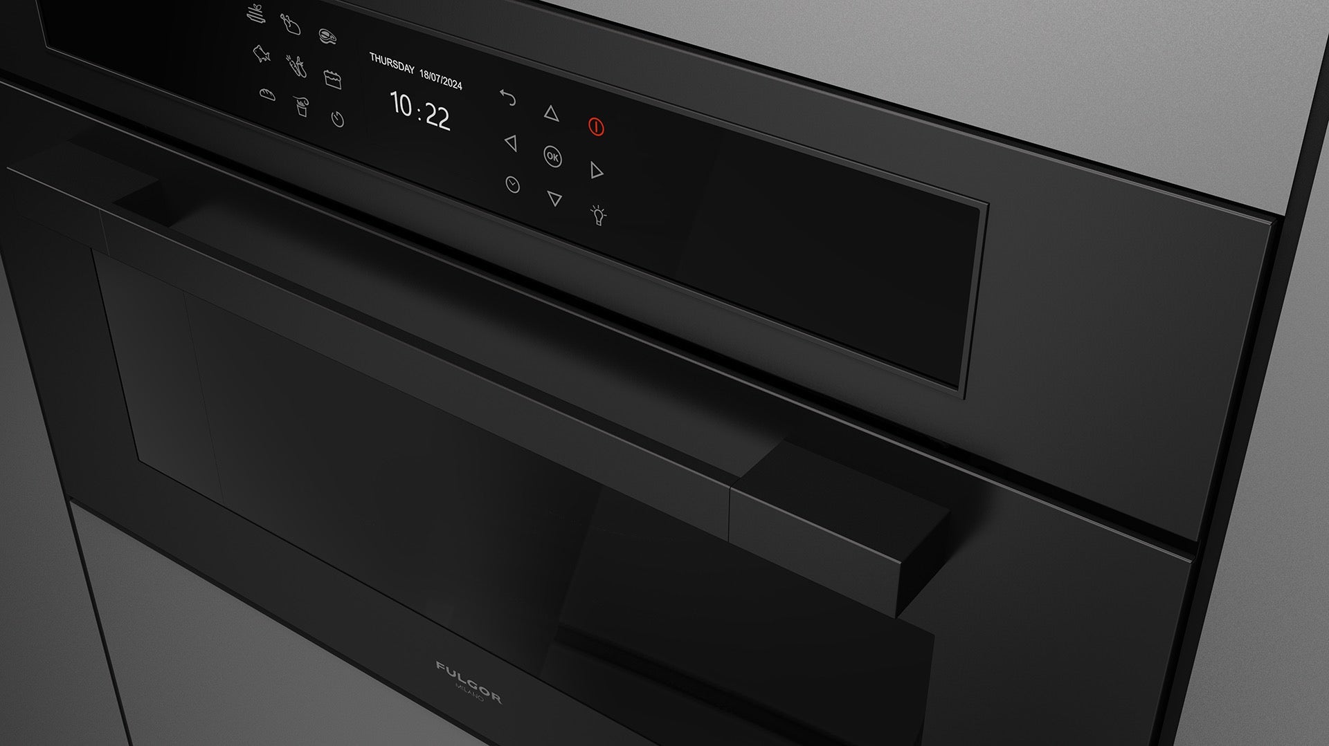 Fulgor Milano Urbantech Touch 30" Combi Microwave Oven - FUTMO 310 TEM MBK