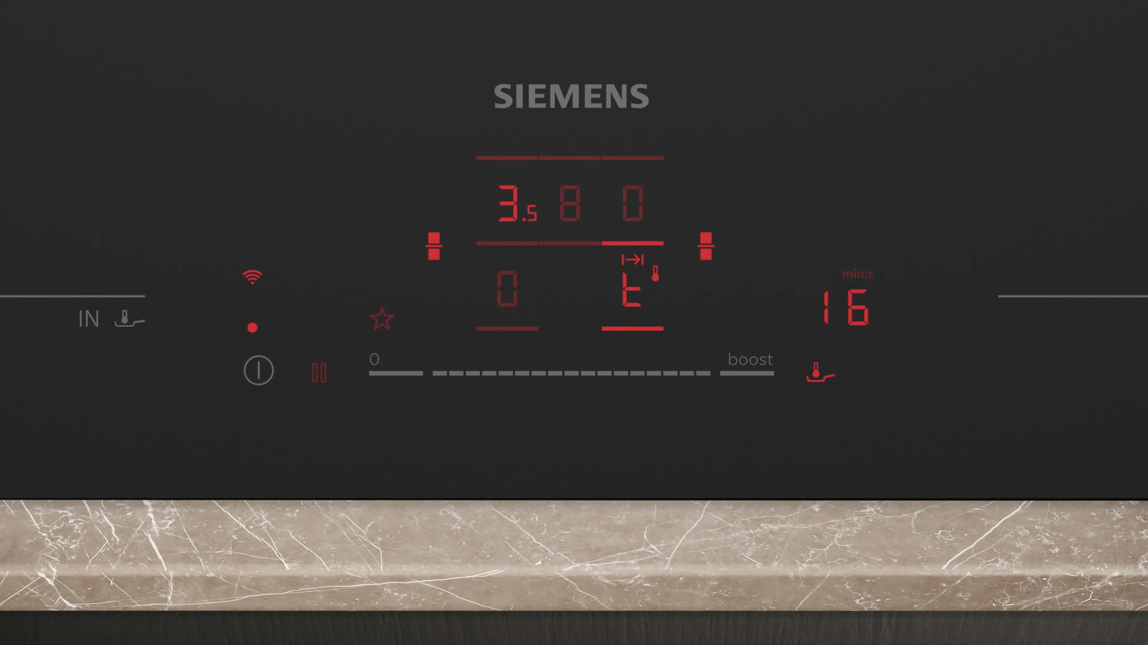 Siemens iQ700 Induction hob with integrated ventilation system 80 cm Matt black - EX81AHL26E