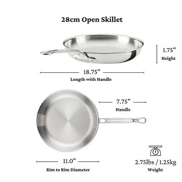 Hestan ProBond® Luxe Induction Stainless Steel Skillet