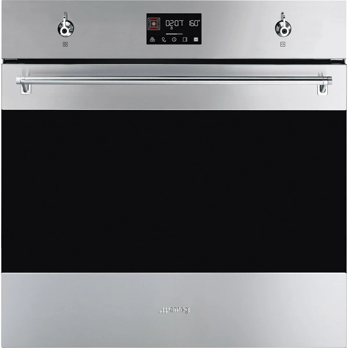 Smeg 60cm Classic Pyrolytic Single Oven in Stainless Steel