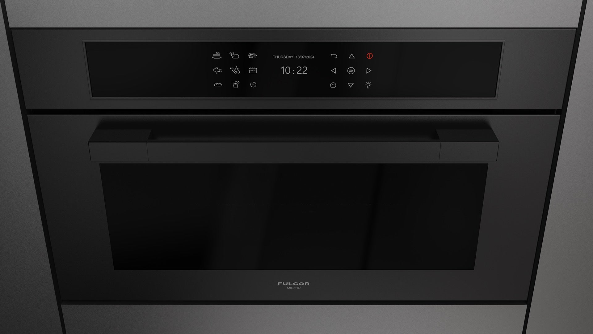 Fulgor Milano Urbantech Touch Microwave Oven 75x45 - FUTCMO 7510 TEM MBK