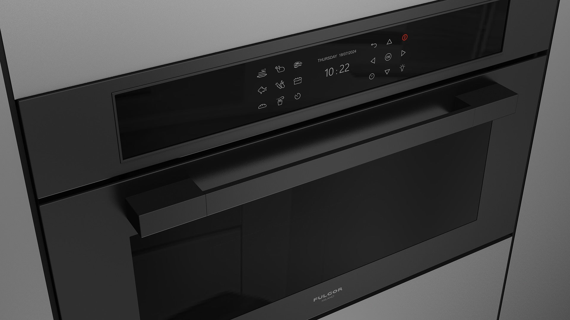 Fulgor Milano Urbantech Touch Microwave Oven 75x45 - FUTCMO 7510 TEM MBK