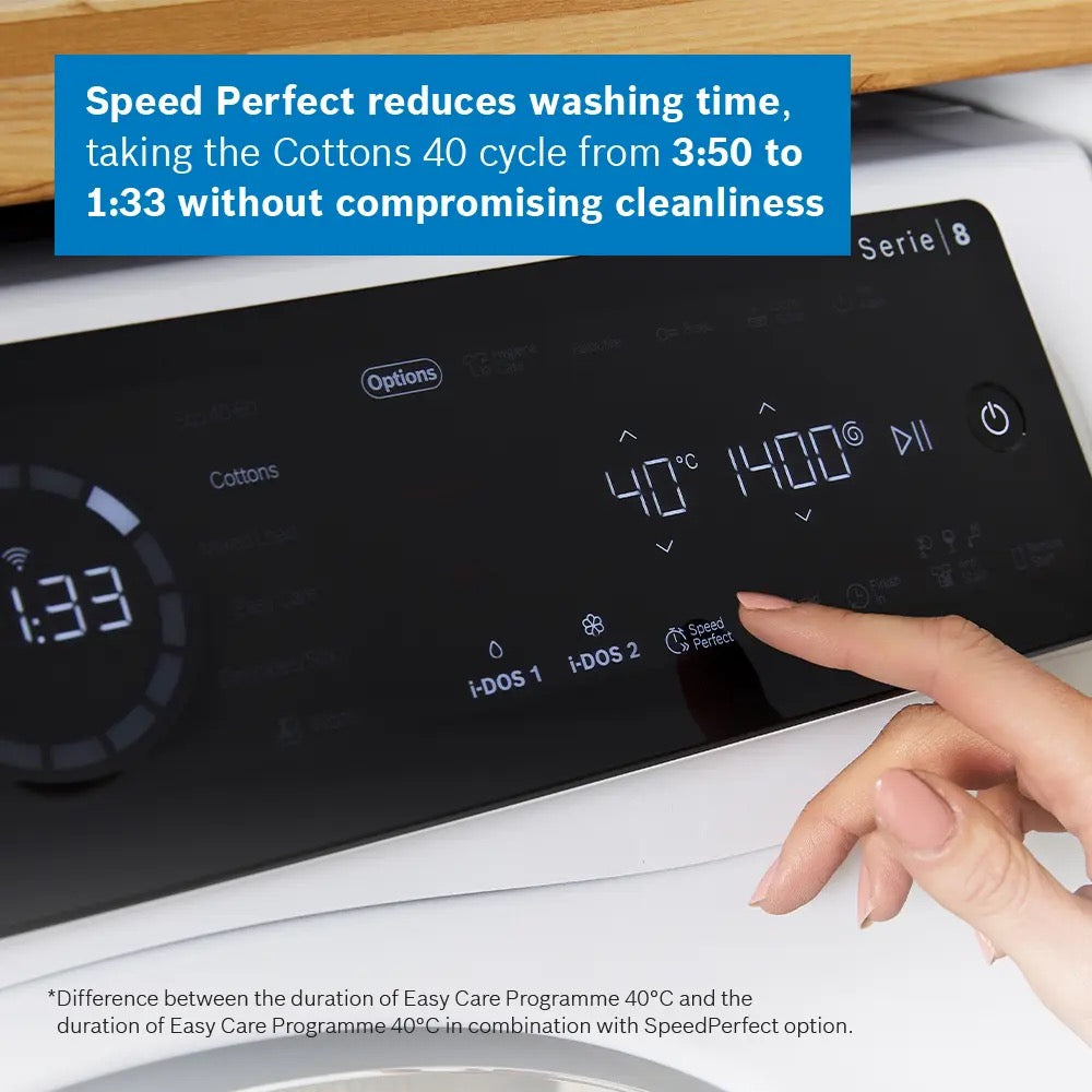 Bosch Series 8 Washer dryer 10.5/6 kg max. 1400 rpm - WNC25410GB